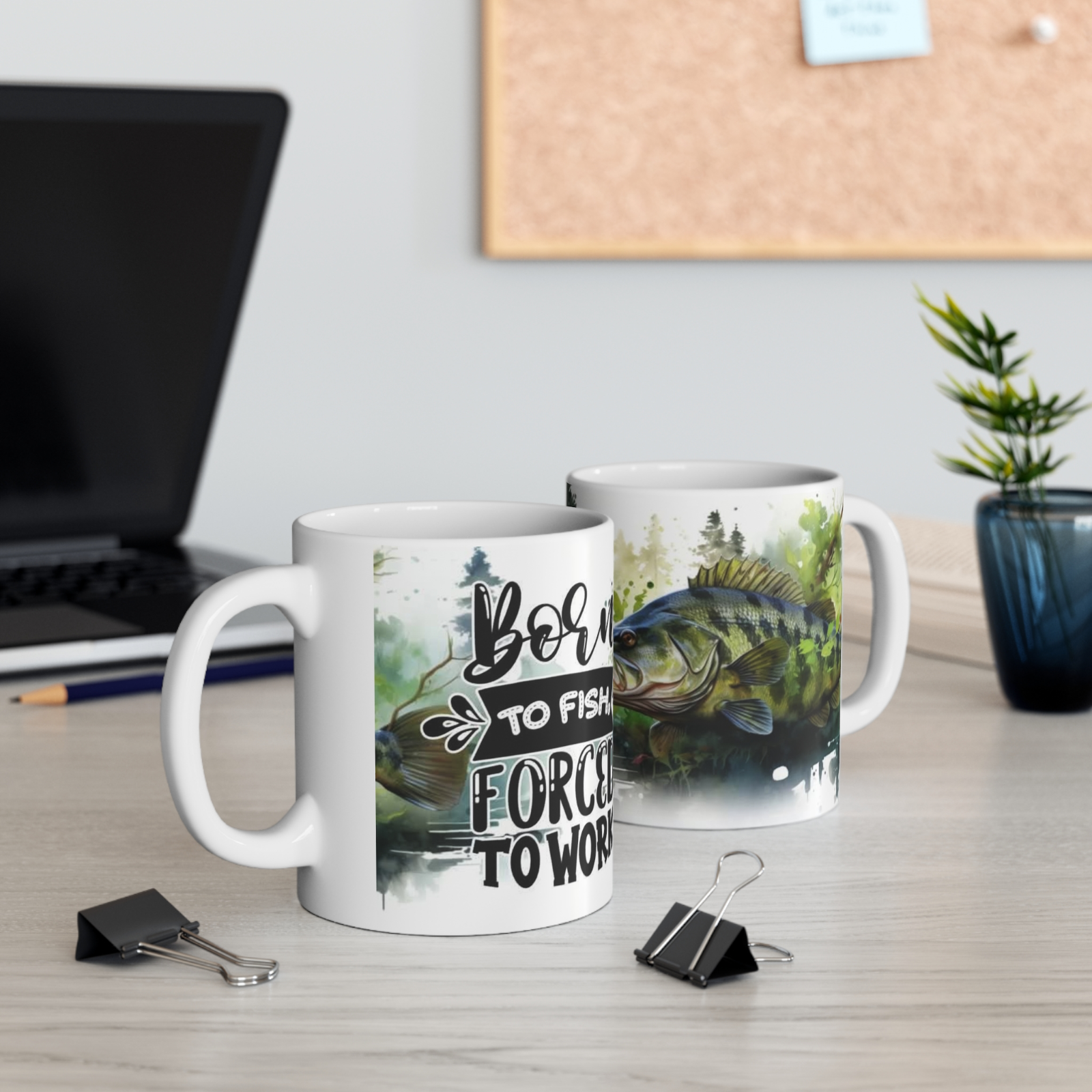 Fishing Theme Novelty Funny Hobby Mug Birthday Valentine Gift idea