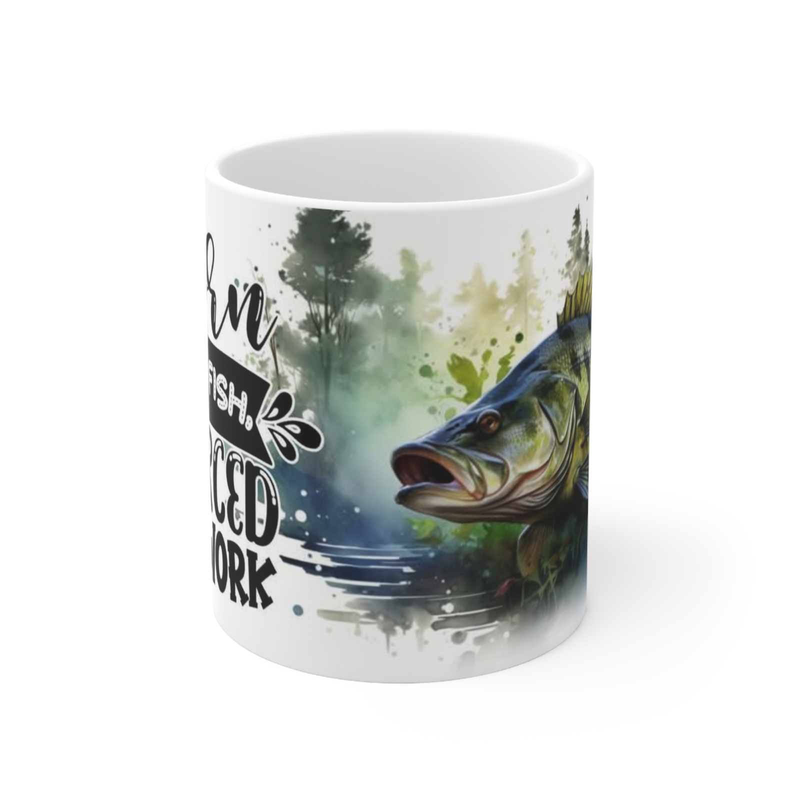 Fishing Theme Novelty Funny Hobby Mug Birthday Valentine Gift idea