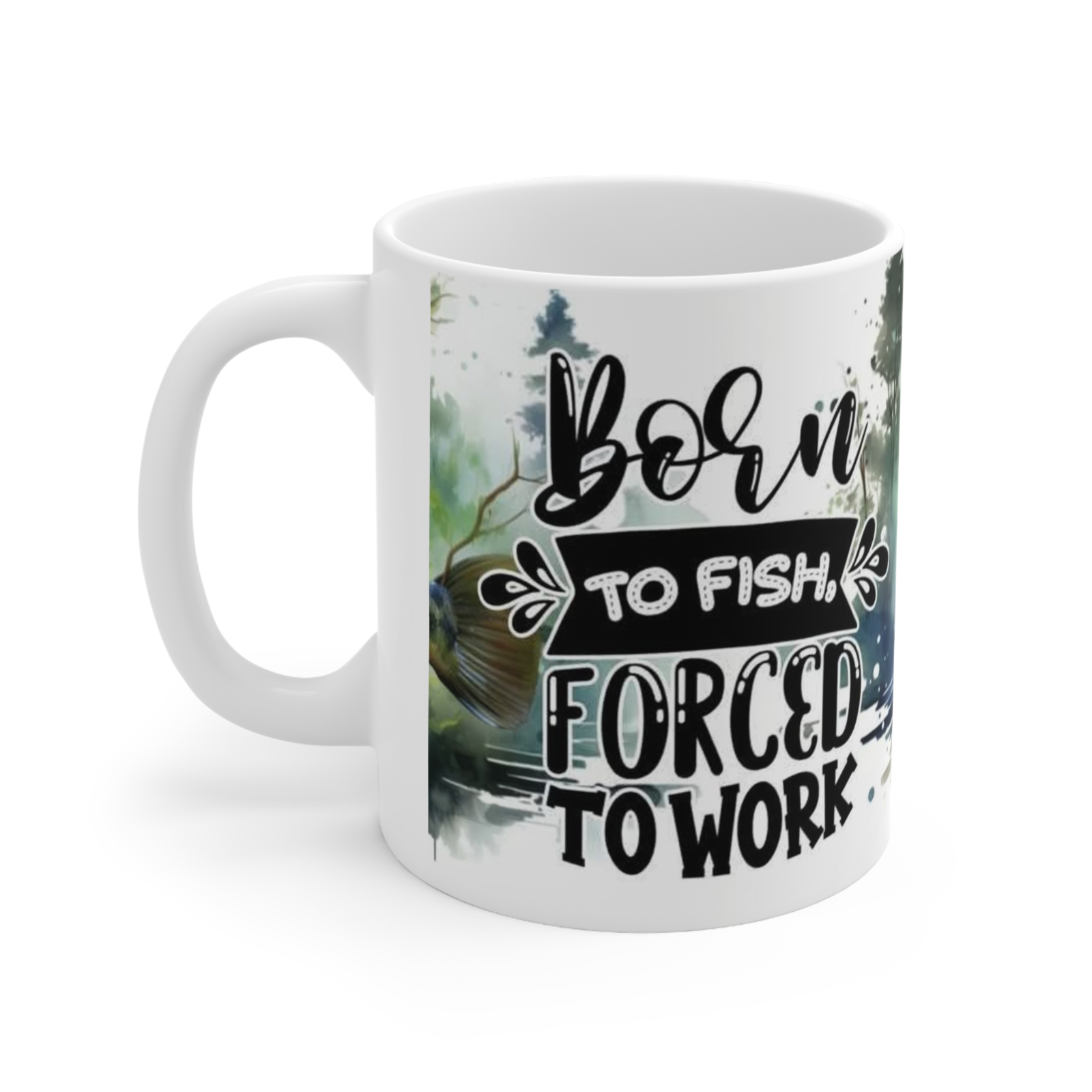 Fishing Theme Novelty Funny Hobby Mug Birthday Valentine Gift idea