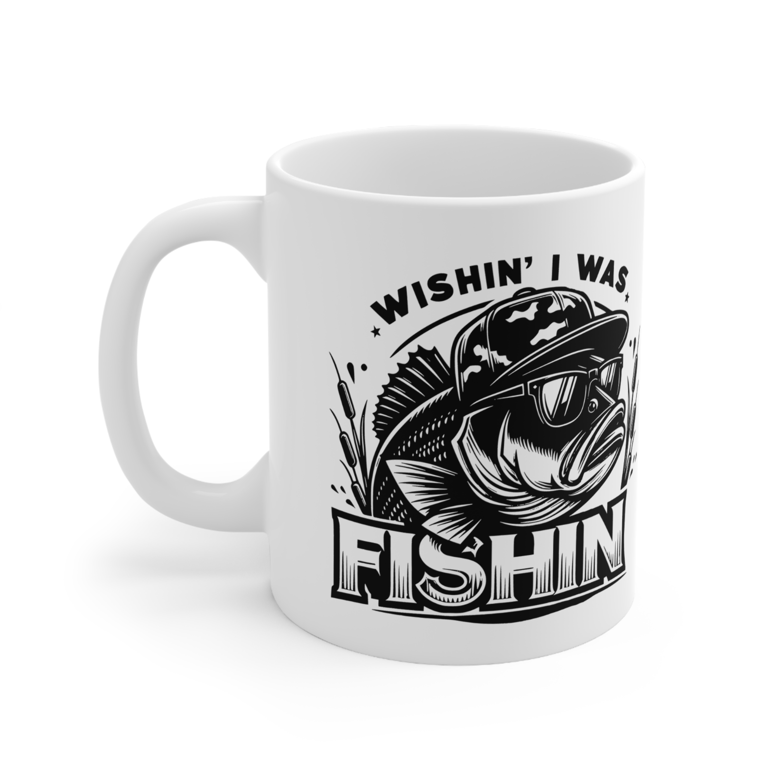 Fishing Theme Novelty Funny Hobby Mug Birthday Valentine Gift idea