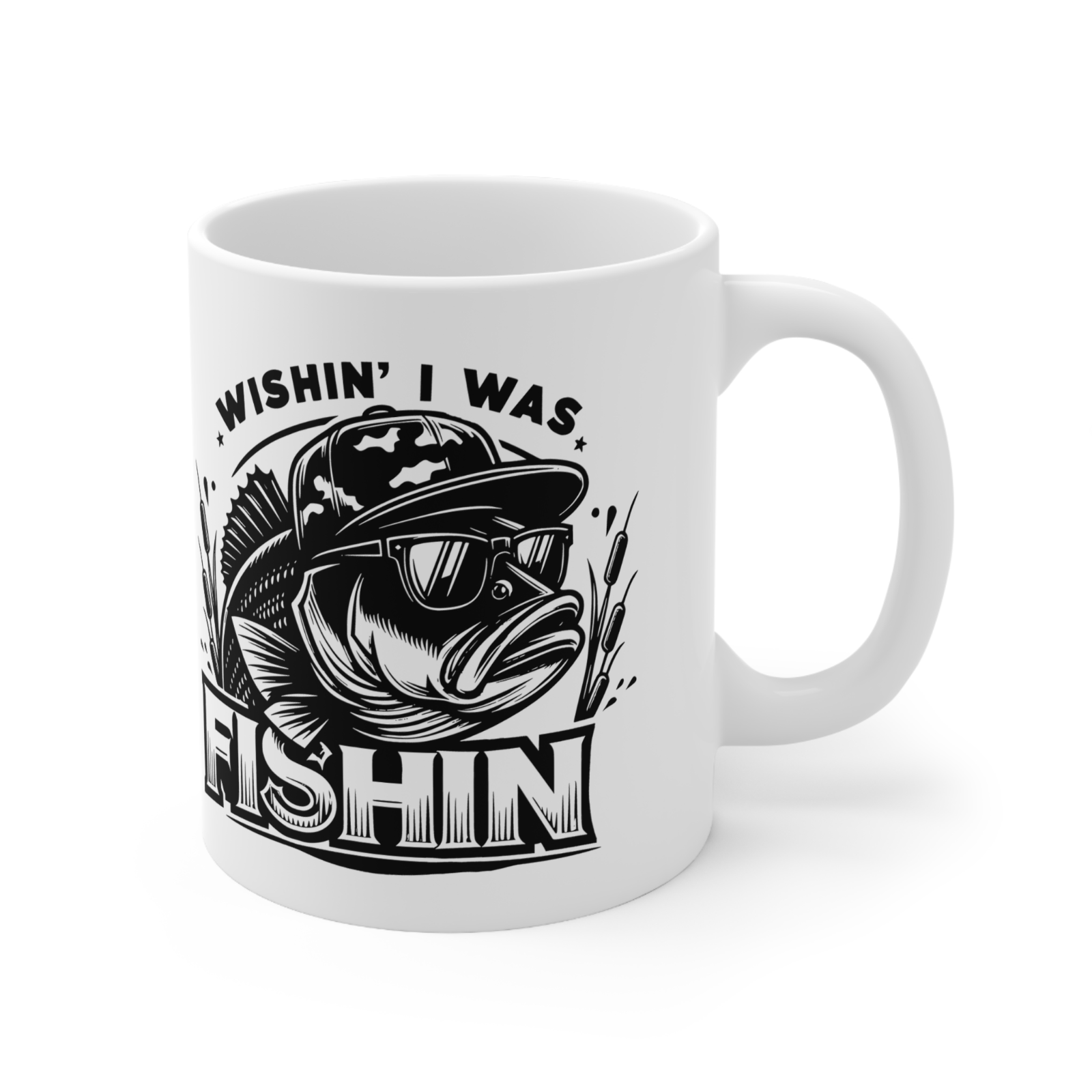 Fishing Theme Novelty Funny Hobby Mug Birthday Valentine Gift idea
