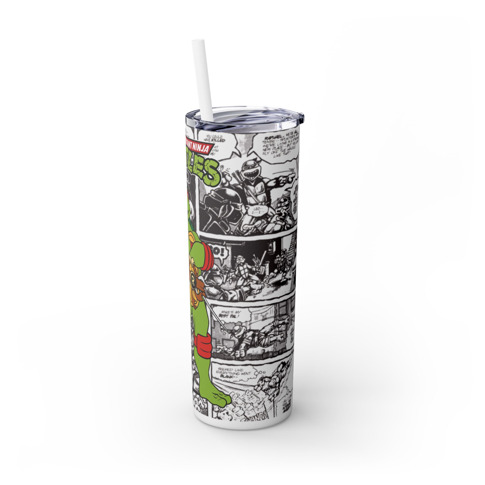 Raphael Ninja Turtle Gift – 20oz Travel Tumbler – Cartoon Comic Cup – UK Stock
