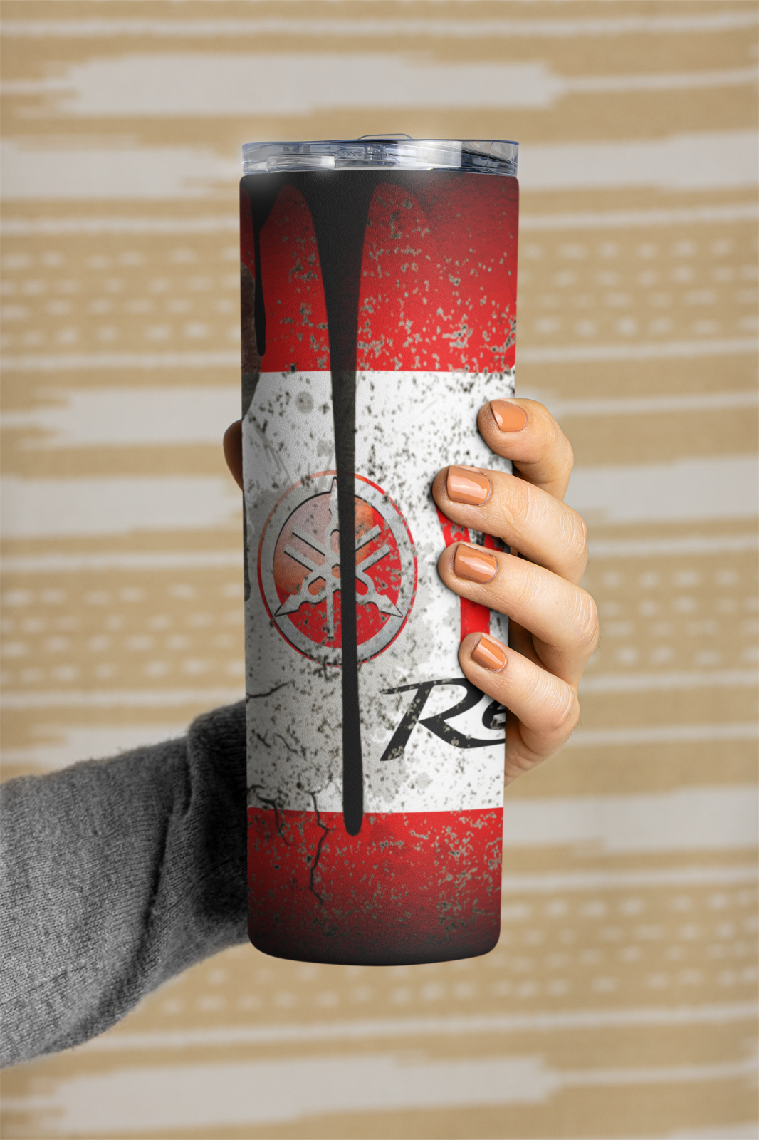 Custom Yamaha 20oz Tumbler Travel Coffee Mug straw Truck Car Enthusiasts