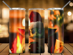 Yoda Jedi Vader Star Wars 20oz Coffee Travel Tumbler Insulated Cup Lid & Straw