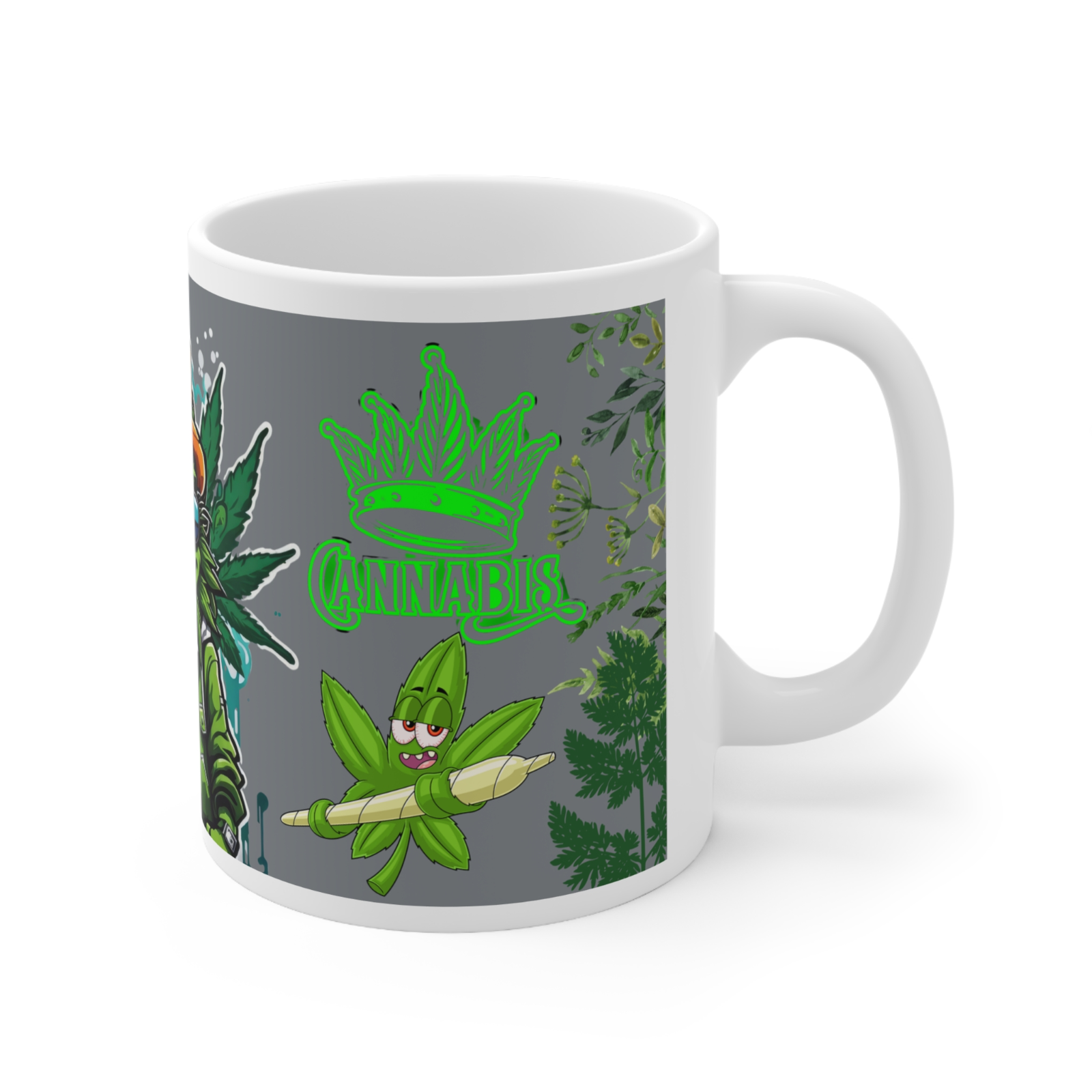 Weed Stoner Splif Coffee Mug Cannabis 420 Gift Funny Smoker THC 33 designs