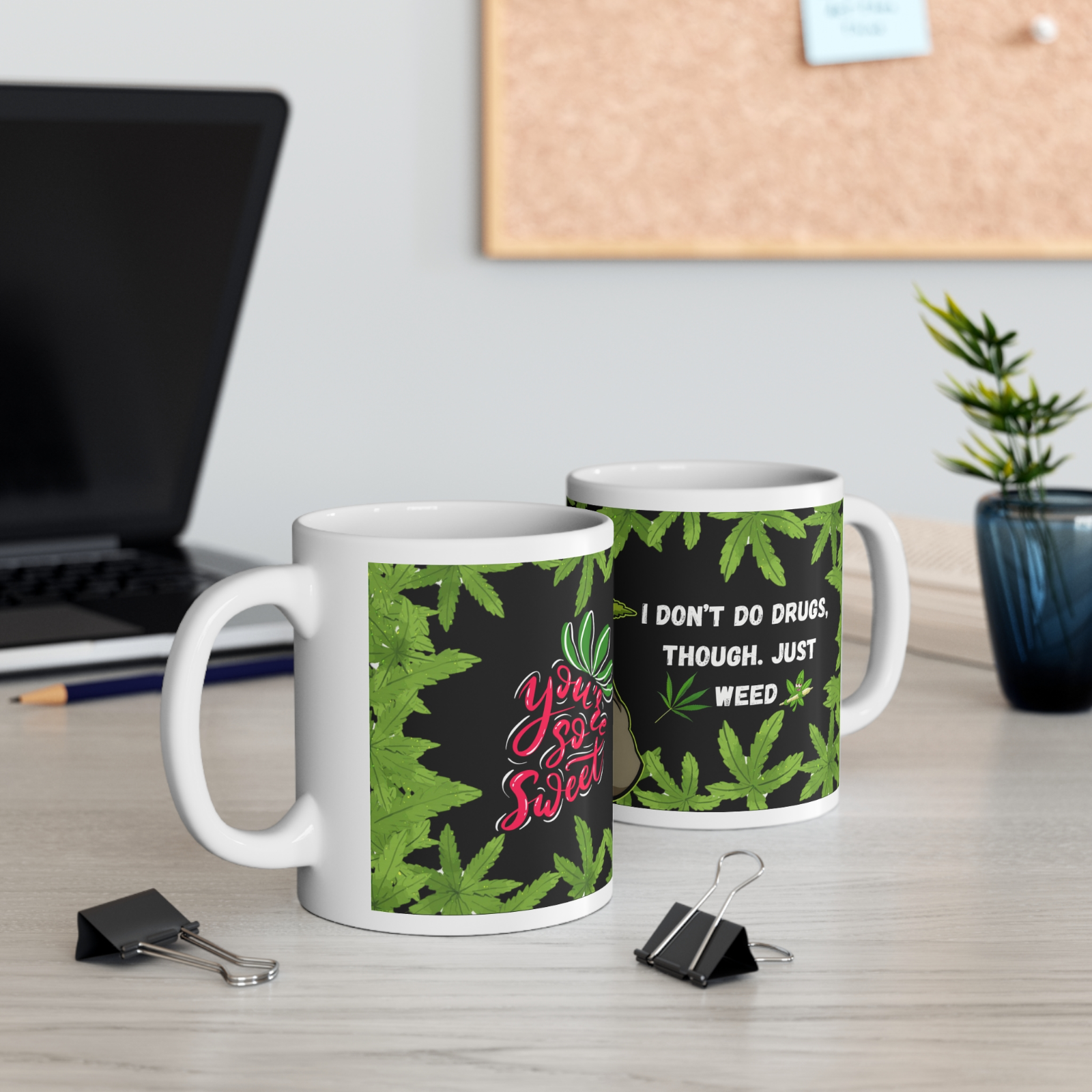 Weed Stoner Splif Coffee Mug Cannabis 420 Gift Funny Smoker THC 33 designs