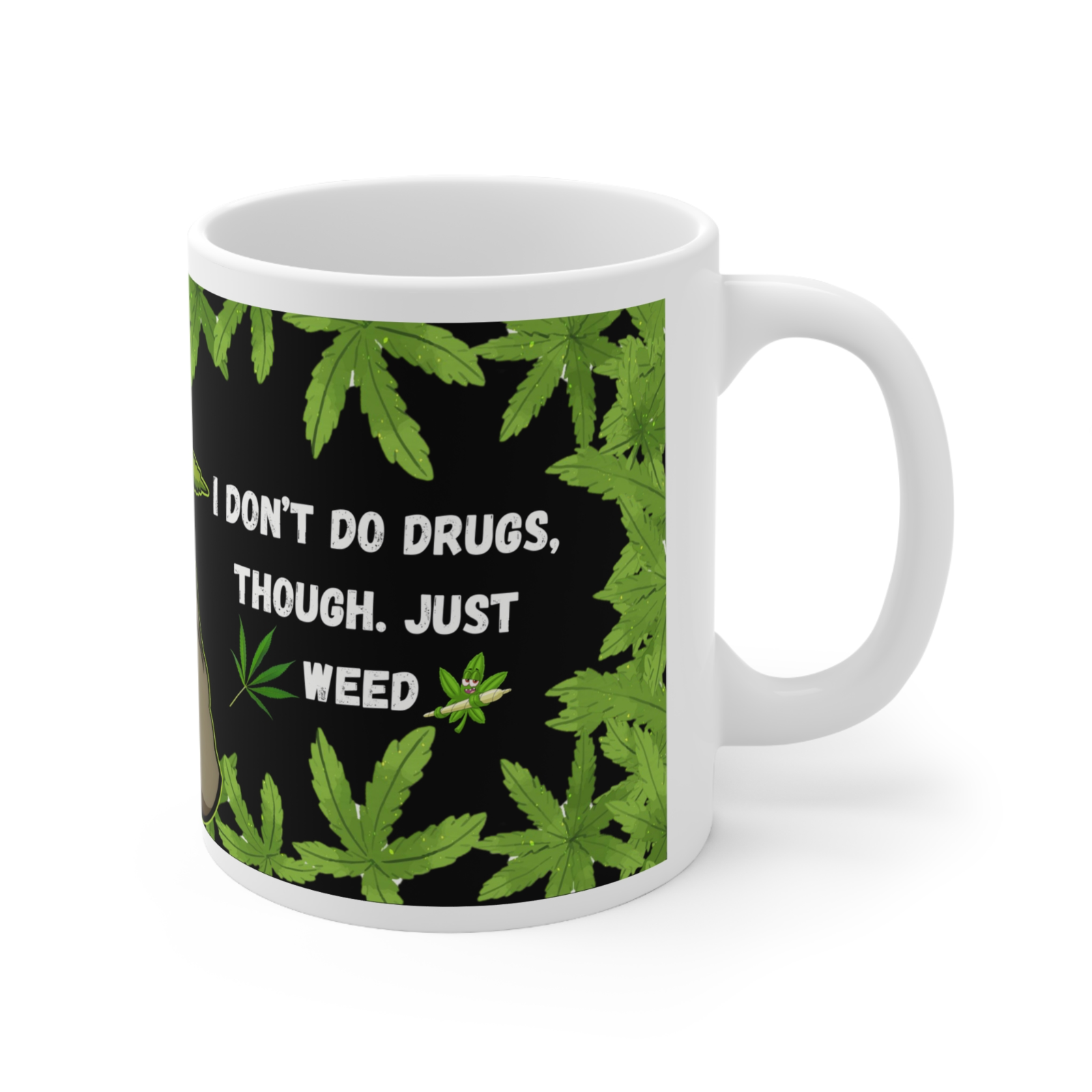 Weed Stoner Splif Coffee Mug Cannabis 420 Gift Funny Smoker THC 33 designs