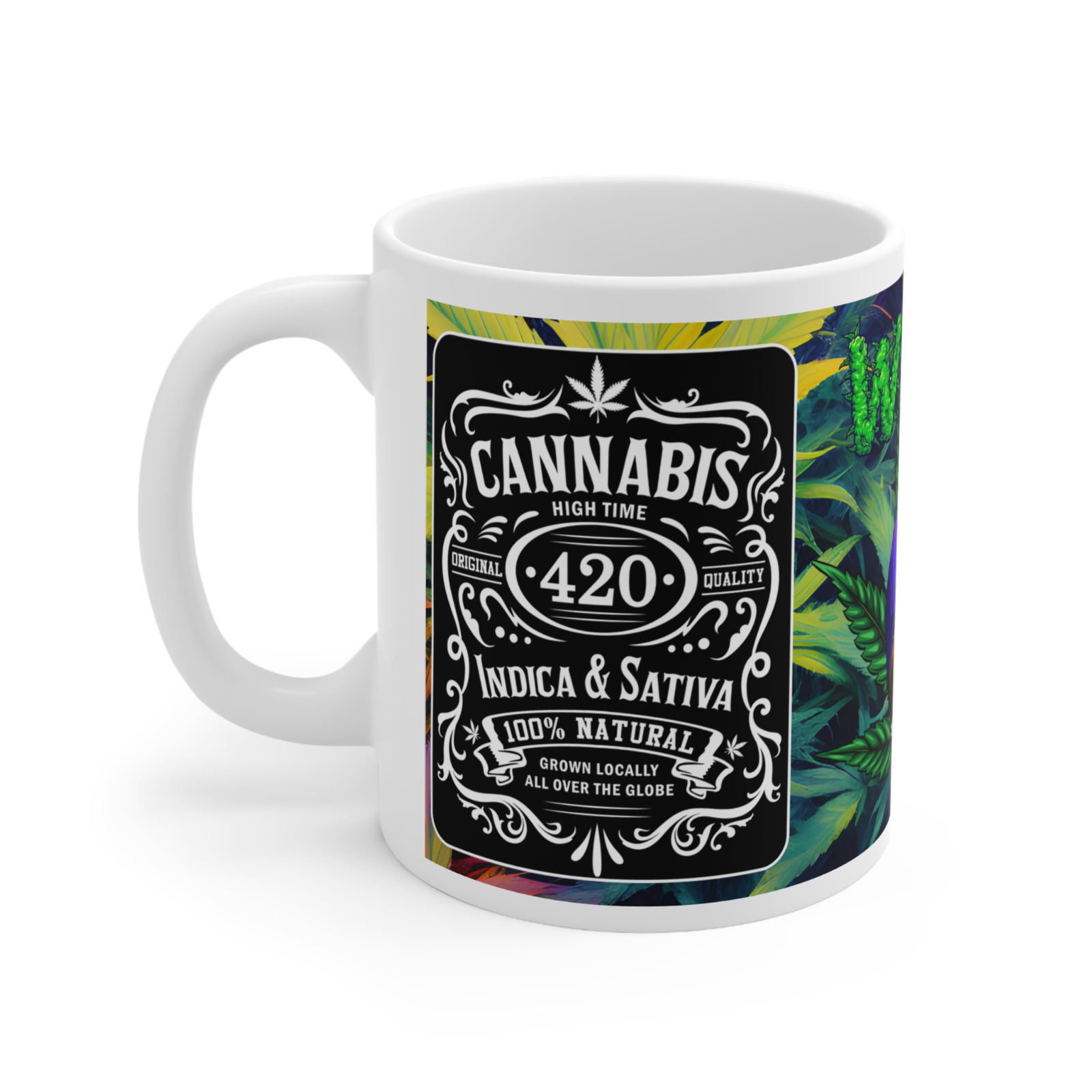 Weed Stoner Splif Coffee Mug Cannabis 420 Gift Funny Smoker THC 33 designs