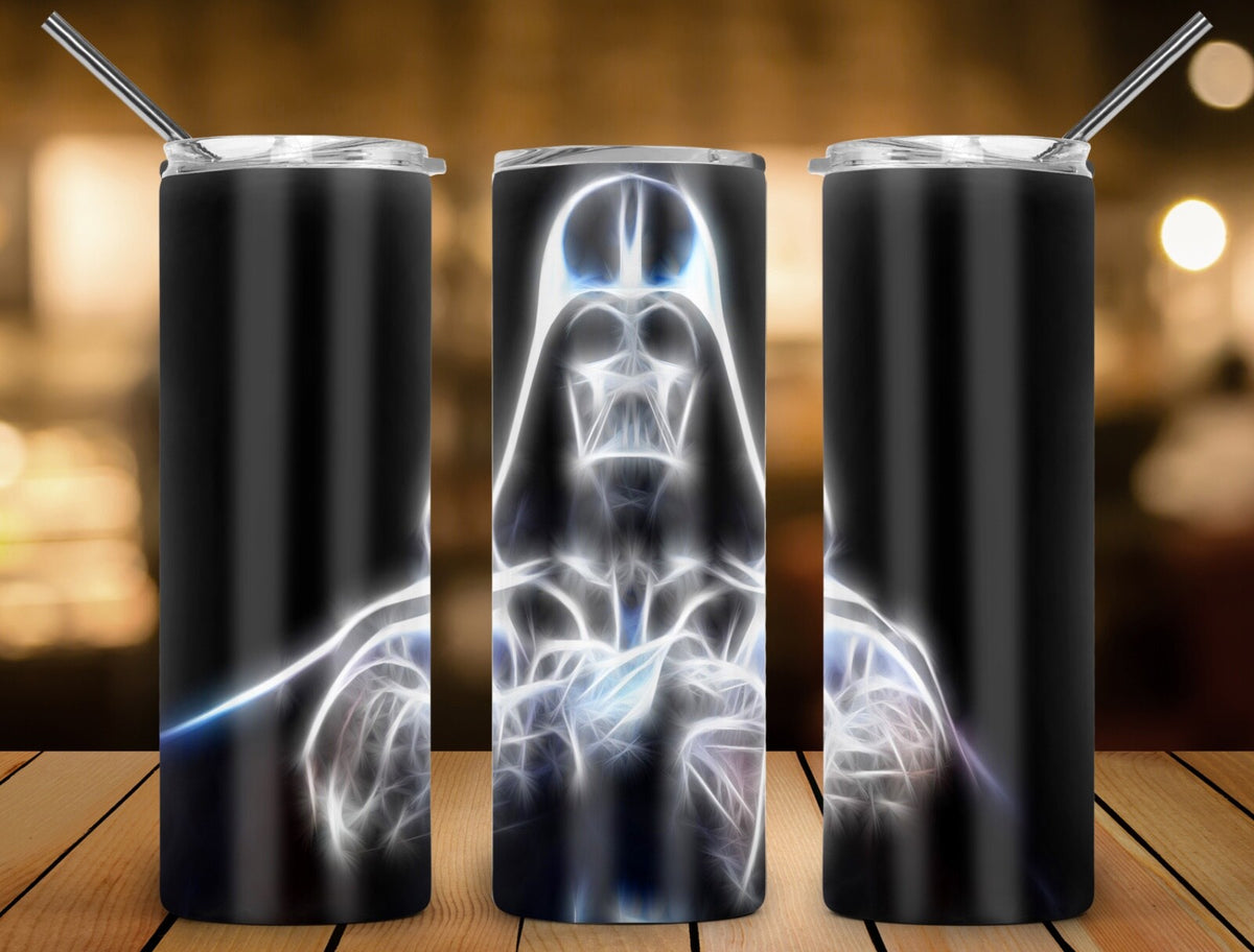 Darth Vader Star Wars 20oz Coffee Travel Tumbler Insulated Cup Lid & Straw