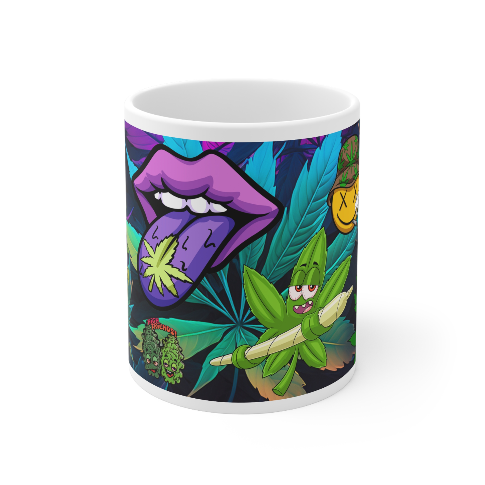 Weed Stoner Splif Coffee Mug Cannabis 420 Gift Funny Smoker THC 33 designs