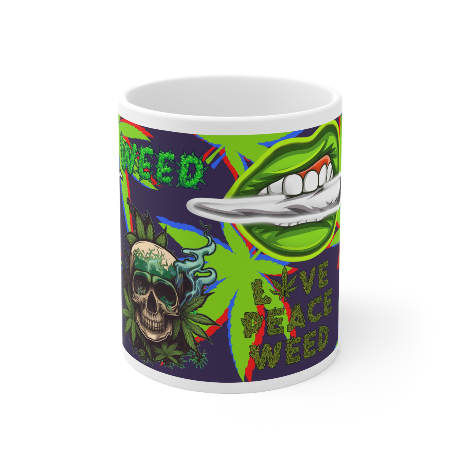 Weed Stoner Splif Coffee Mug Cannabis 420 Gift Funny Smoker THC 33 designs