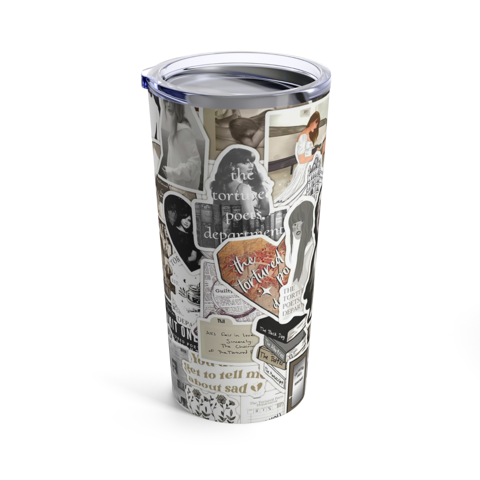 Taylor Swift Music Lover Travel Coffee Mug Tumbler with Straw