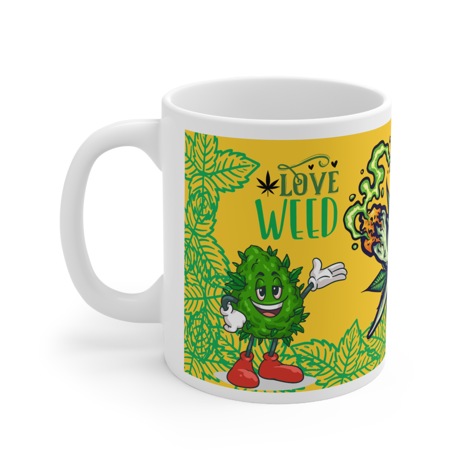 Weed Stoner Splif Coffee Mug Cannabis 420 Gift Funny Smoker THC 33 designs