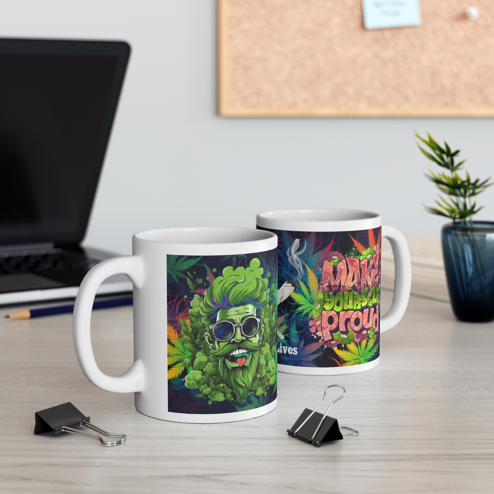 Weed Stoner Splif Coffee Mug Cannabis 420 Gift Funny Smoker THC 33 designs