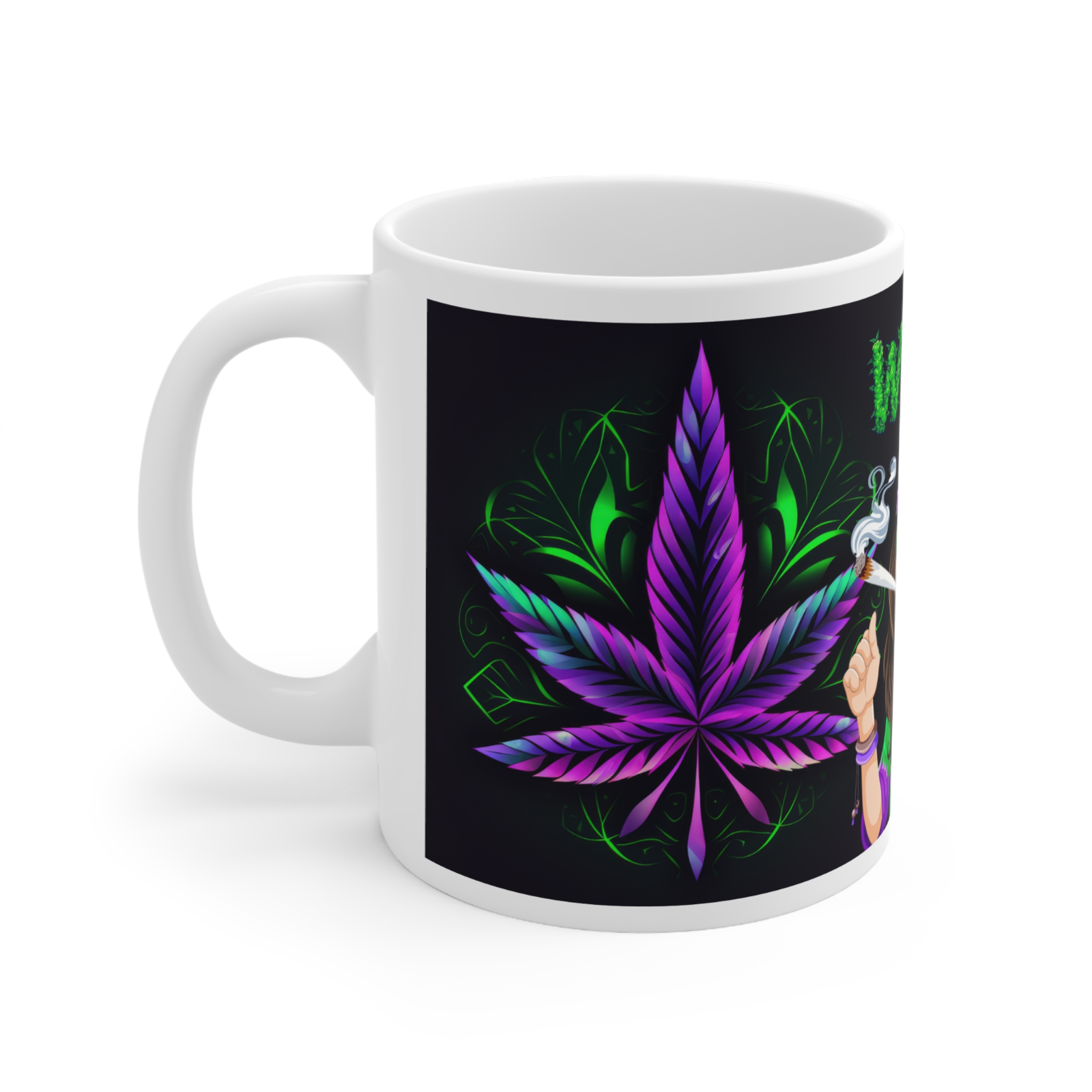 Weed Stoner Splif Coffee Mug Cannabis 420 Gift Funny Smoker THC 33 designs