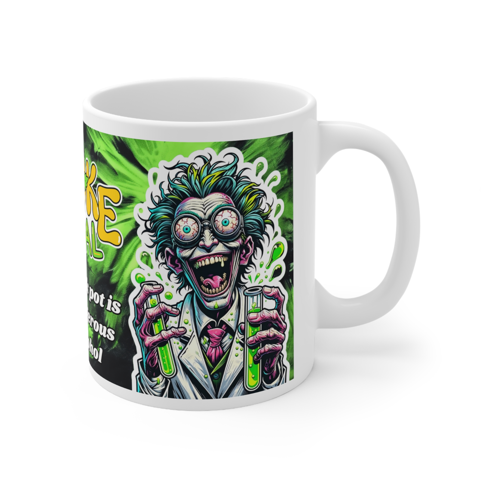 Weed Stoner Splif Coffee Mug Cannabis 420 Gift Funny Smoker THC 33 designs