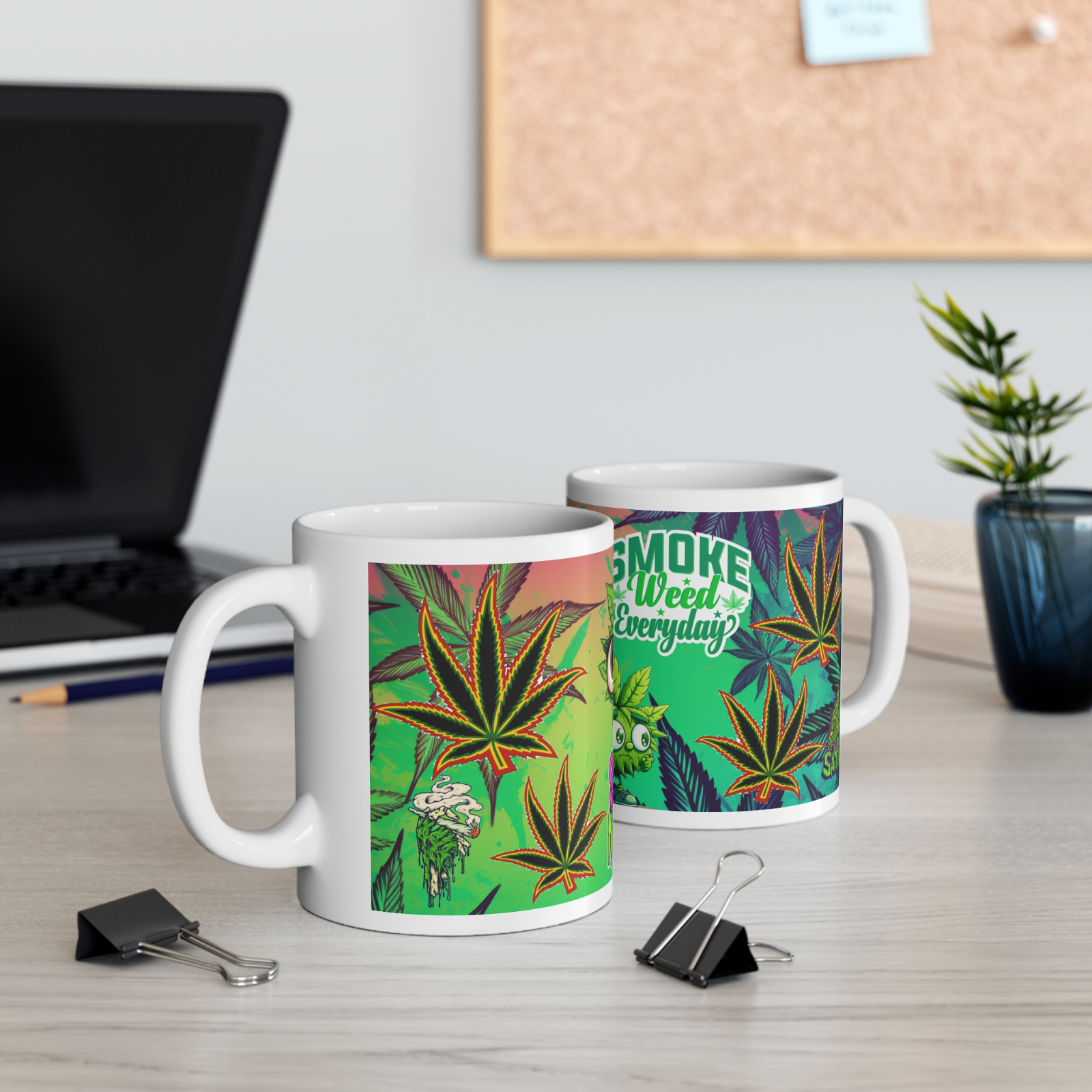 Weed Stoner Splif Coffee Mug Cannabis 420 Gift Funny Smoker THC 33 designs