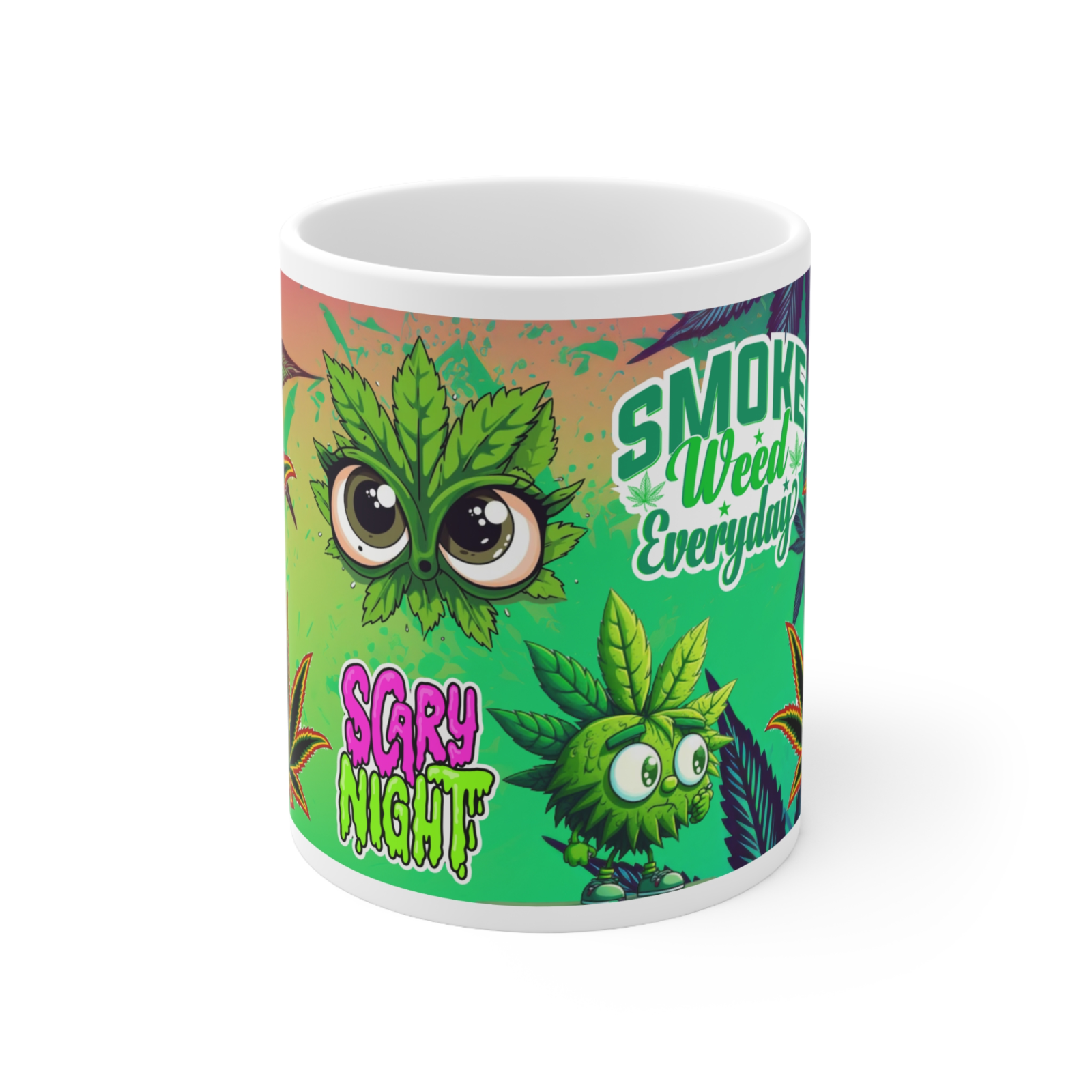 Weed Stoner Splif Coffee Mug Cannabis 420 Gift Funny Smoker THC 33 designs