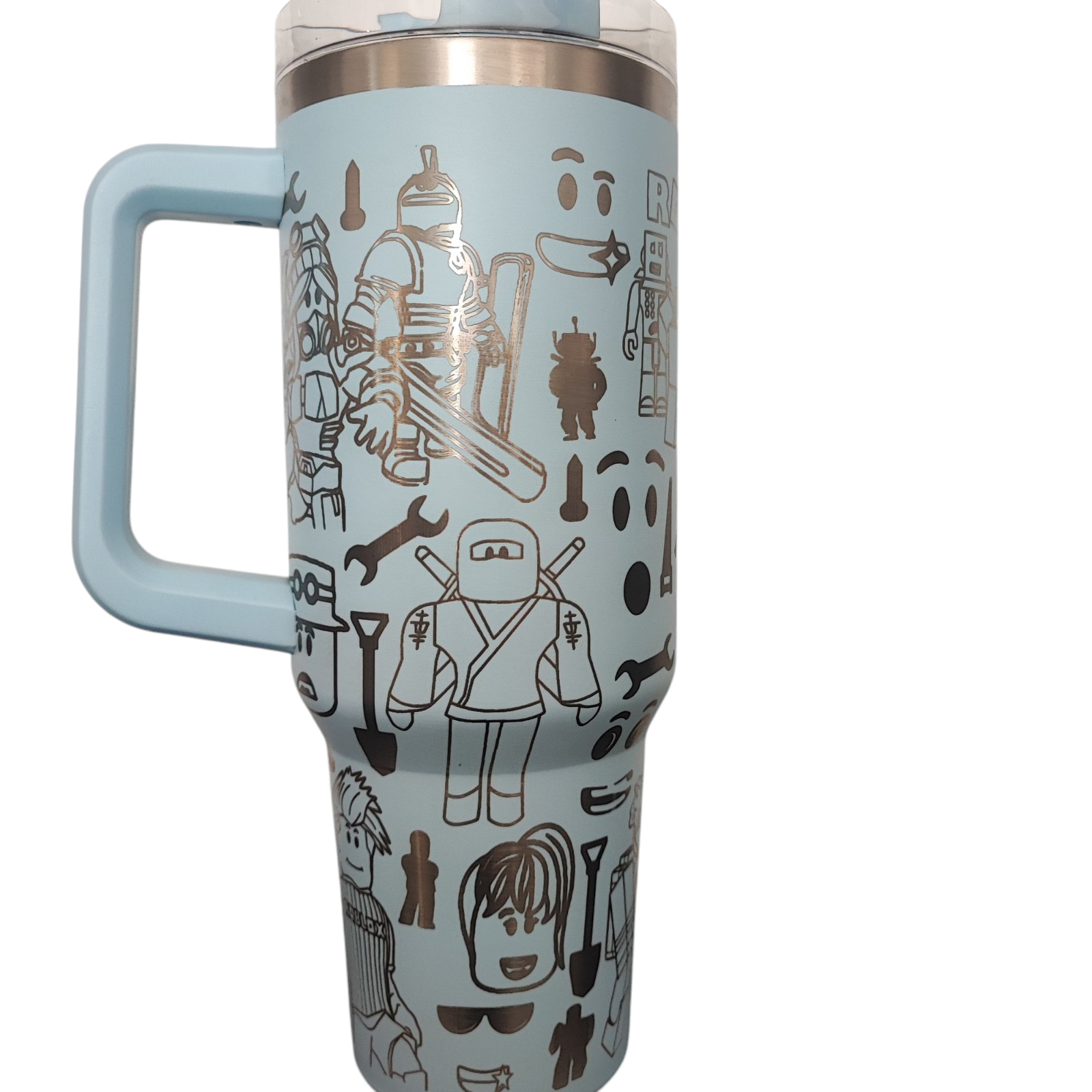 40oz Gaming Inspired Engraved Tumbler – Stainless Steel Travel Mug