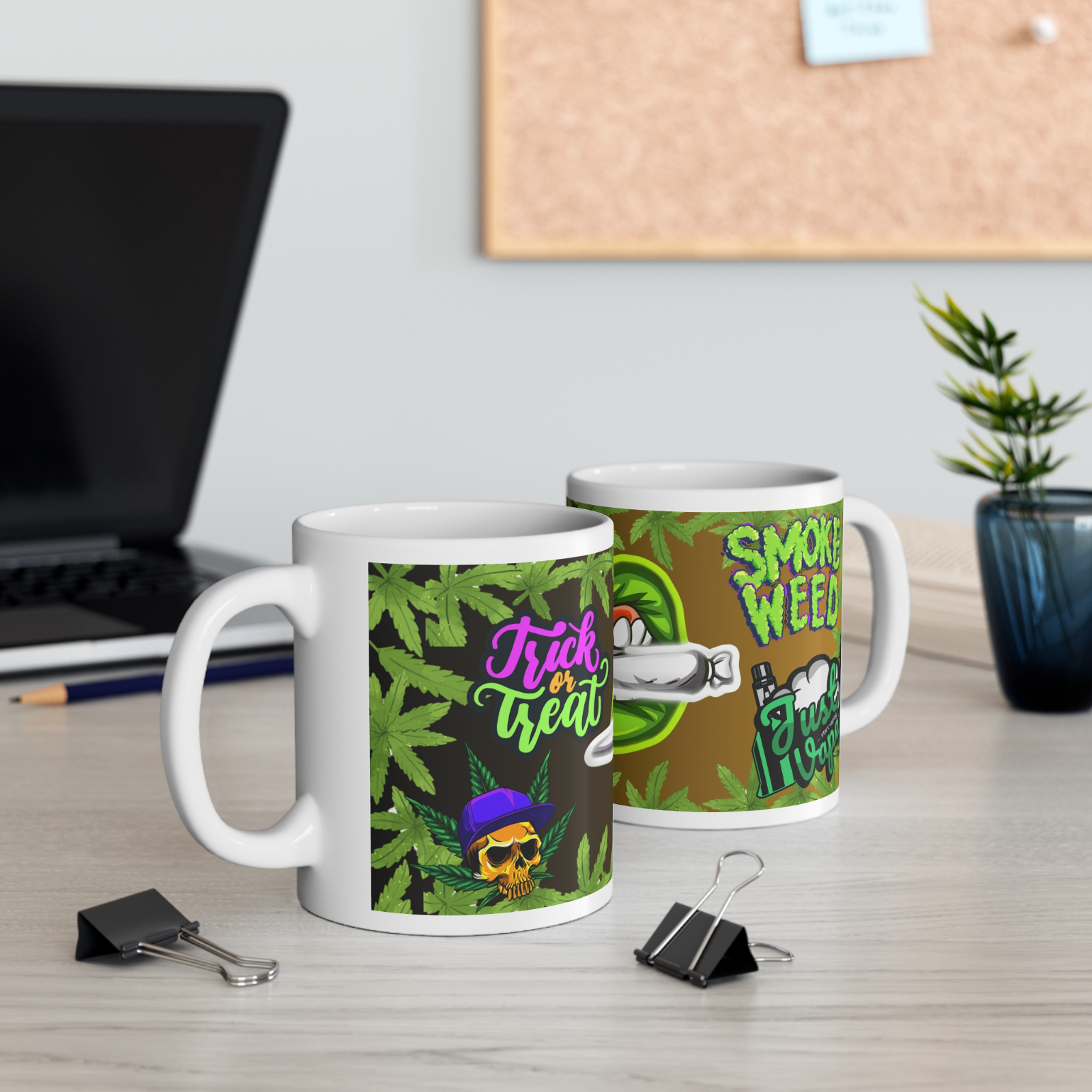 Weed Stoner Splif Coffee Mug Cannabis 420 Gift Funny Smoker THC 33 designs