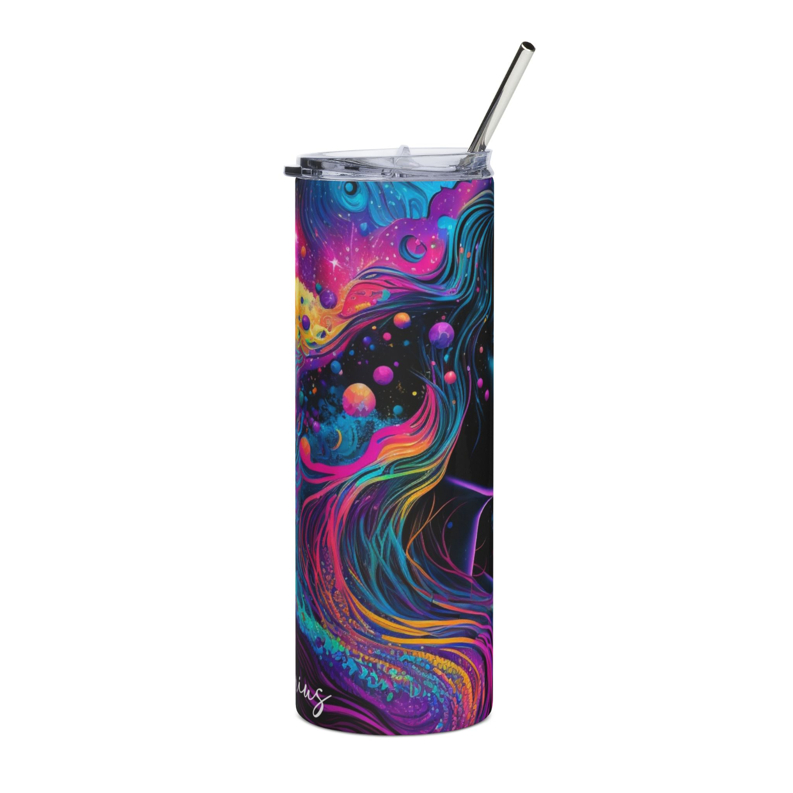 20oz Zodiac Skinny Tumbler Insulated Stainless Steel – Astrology Gift Cup,