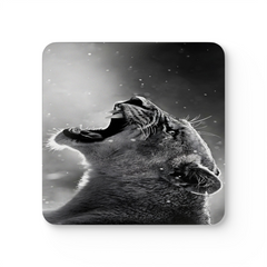 4 Set Majestic Animals Coaster - Wild Animal Safari Forest Dad Gift