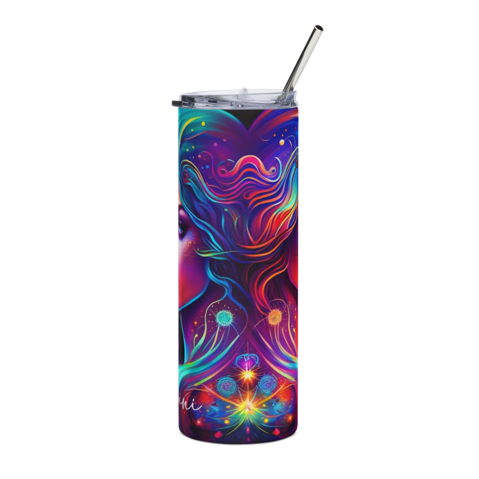 20oz Zodiac Skinny Tumbler Insulated Stainless Steel – Astrology Gift Cup,