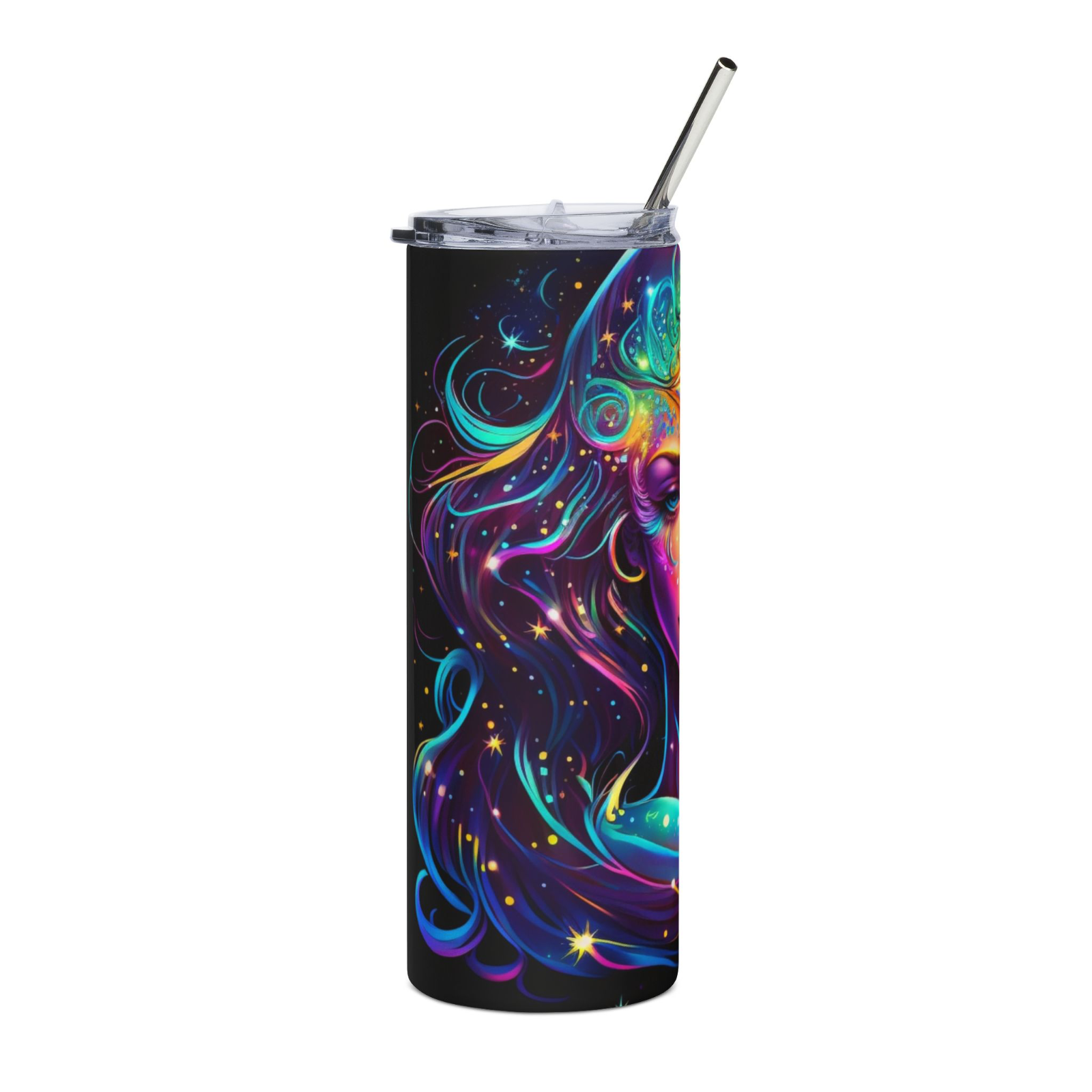 20oz Zodiac Skinny Tumbler Insulated Stainless Steel – Astrology Gift Cup,