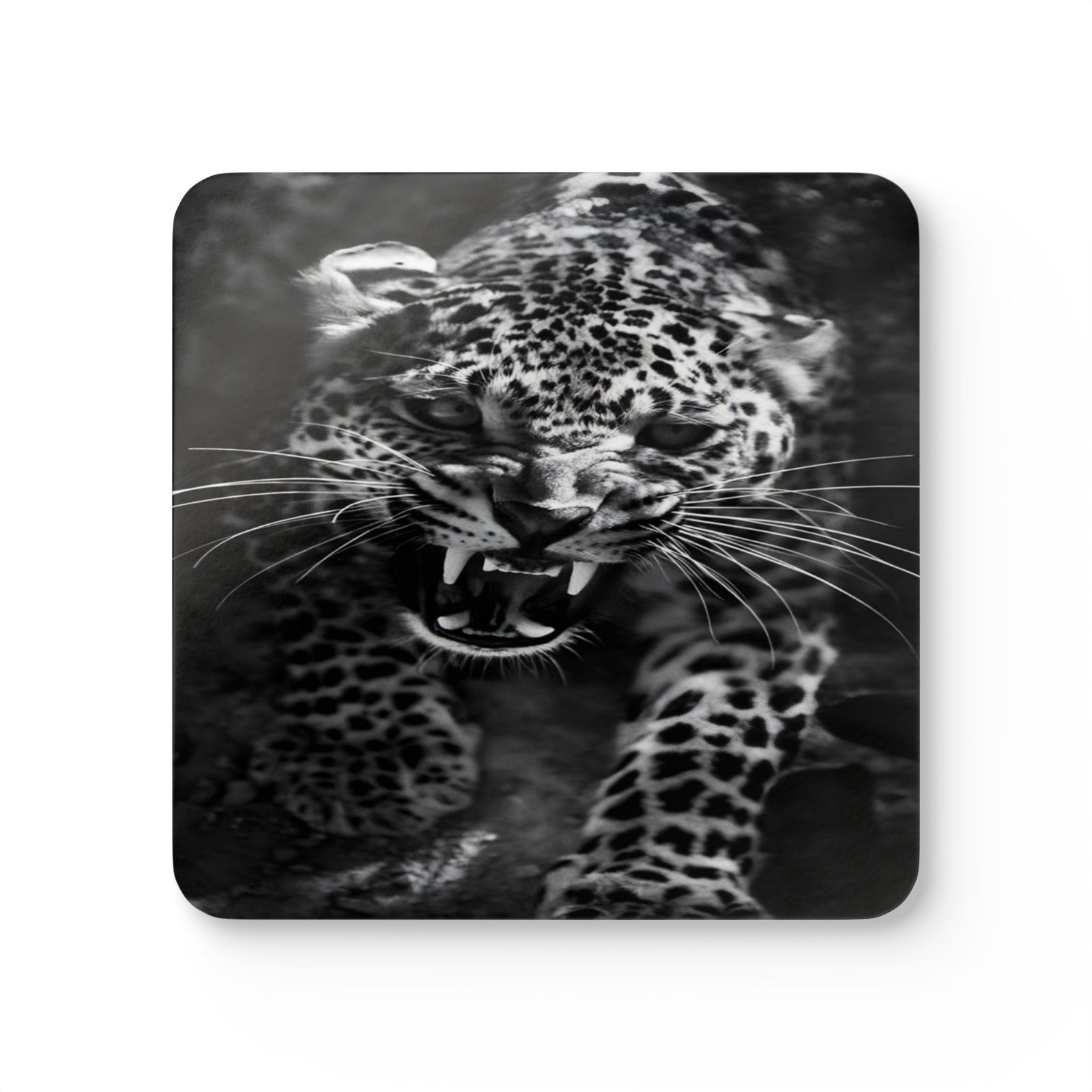 4 Set Majestic Animals Coaster - Wild Animal Safari Forest Dad Gift
