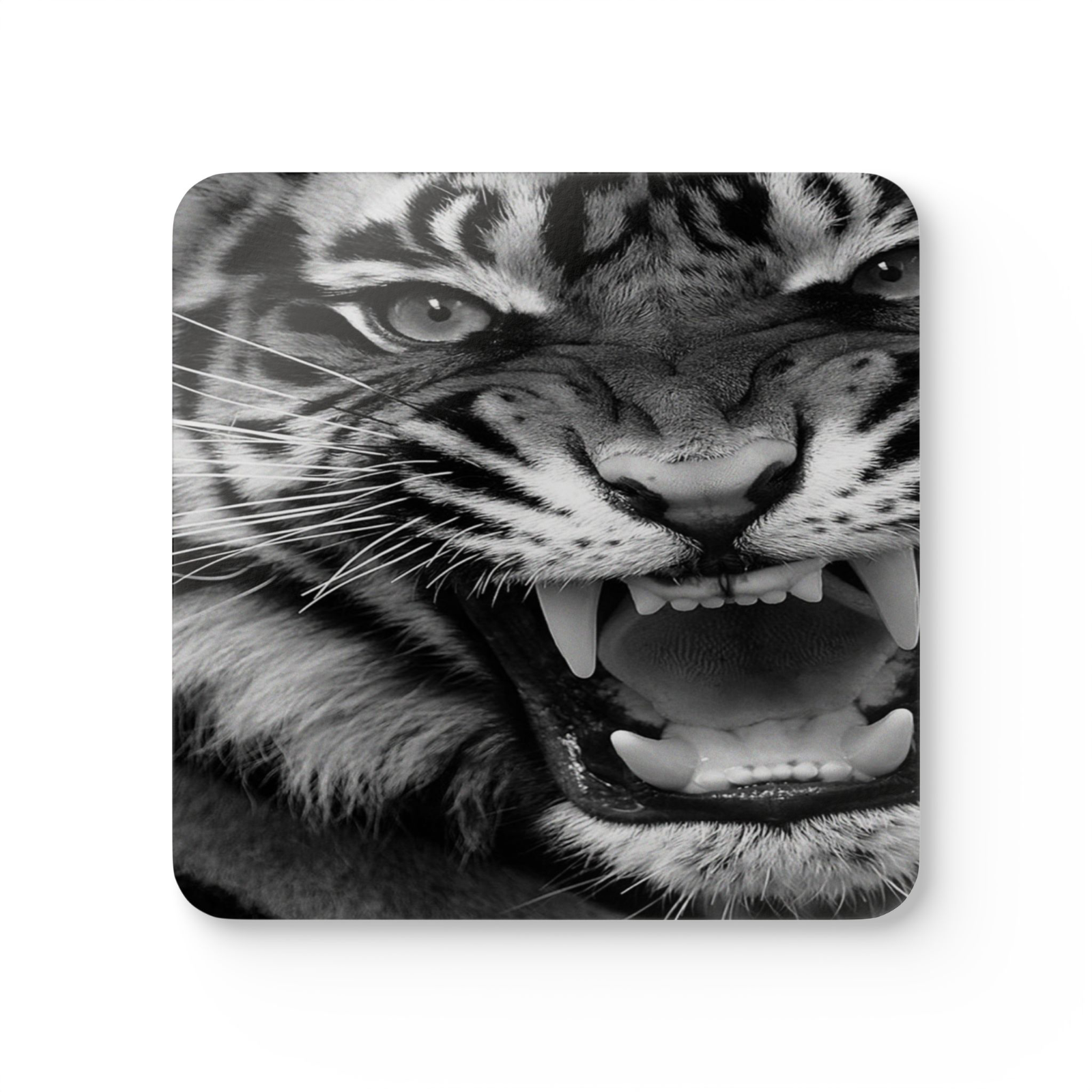 4 Set Majestic Animals Coaster - Wild Animal Safari Forest Dad Gift