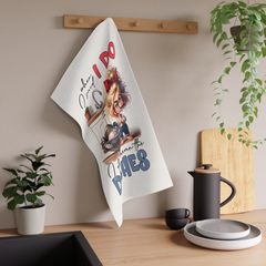 Funny TeaTowel When I Said I Do I Didn’t Mean the Dishes Cute Retro Kitchen gift