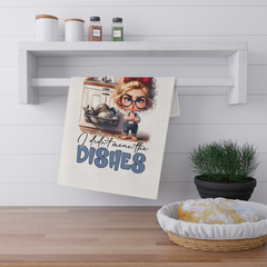 Funny TeaTowel When I Said I Do I Didn’t Mean the Dishes Cute Retro Kitchen gift
