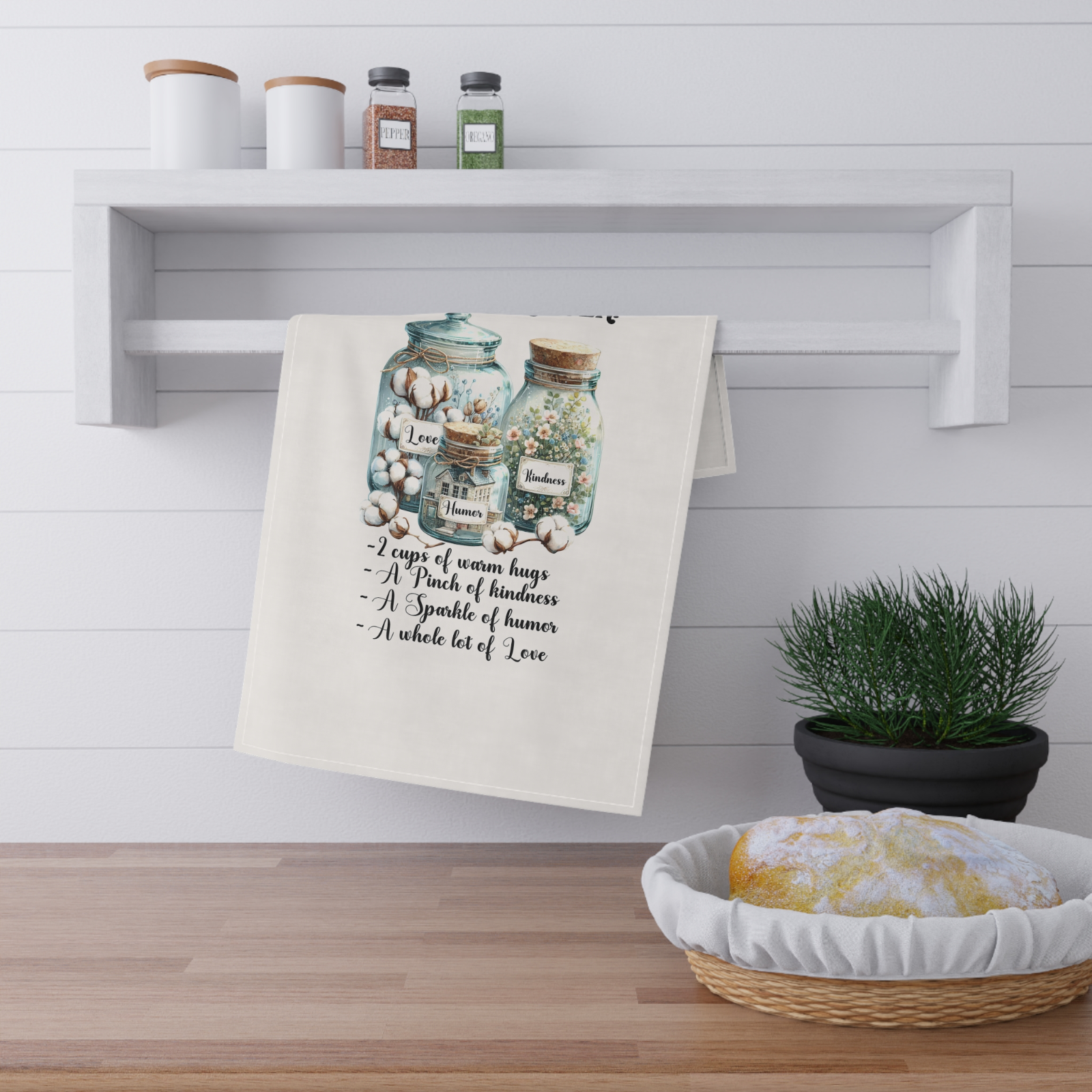 Recipe for the Best Mom Ever Towel Set – 4 Designs of Love, Kindness & Humor
