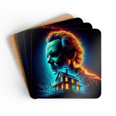 Set of 4 Halloween Coasters Gift Set Halloween Coasters Spooky Coaster Gift Set