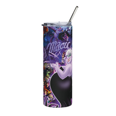 Disney Villains Tumbler 20oz – Ursula Maleficent Evil Queen It’s Magic Cup Gif