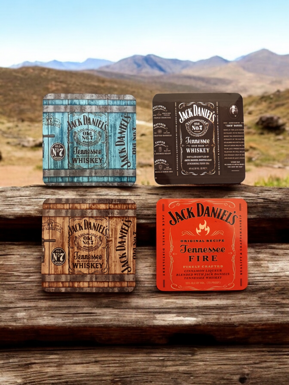 Jack Daniels Inspired Jack & Cola Drinks Beer Mats Coasters Pack
