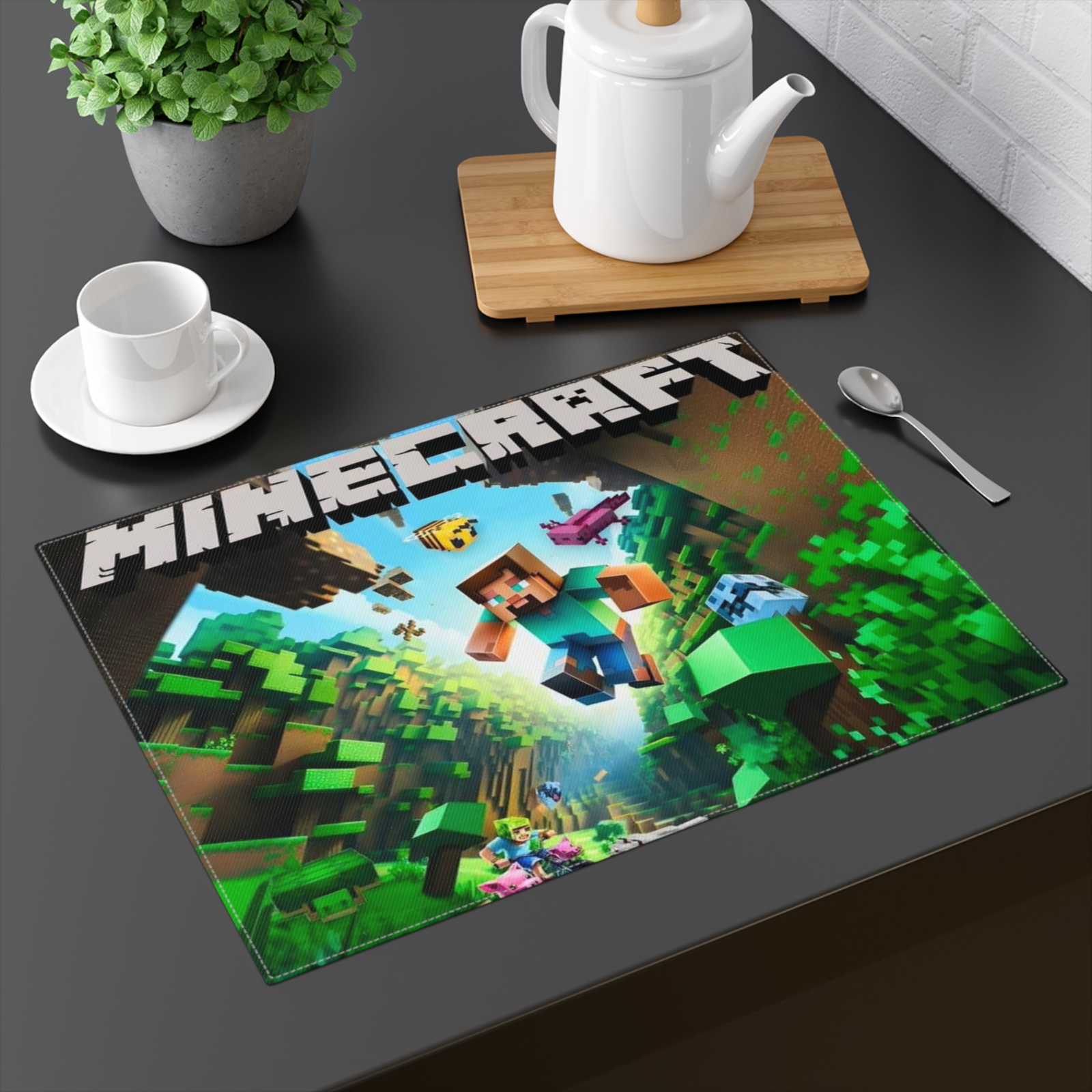 Placemat Easy Wipe Clean MDF Table Place Mat For Kids Children Boys and Girls