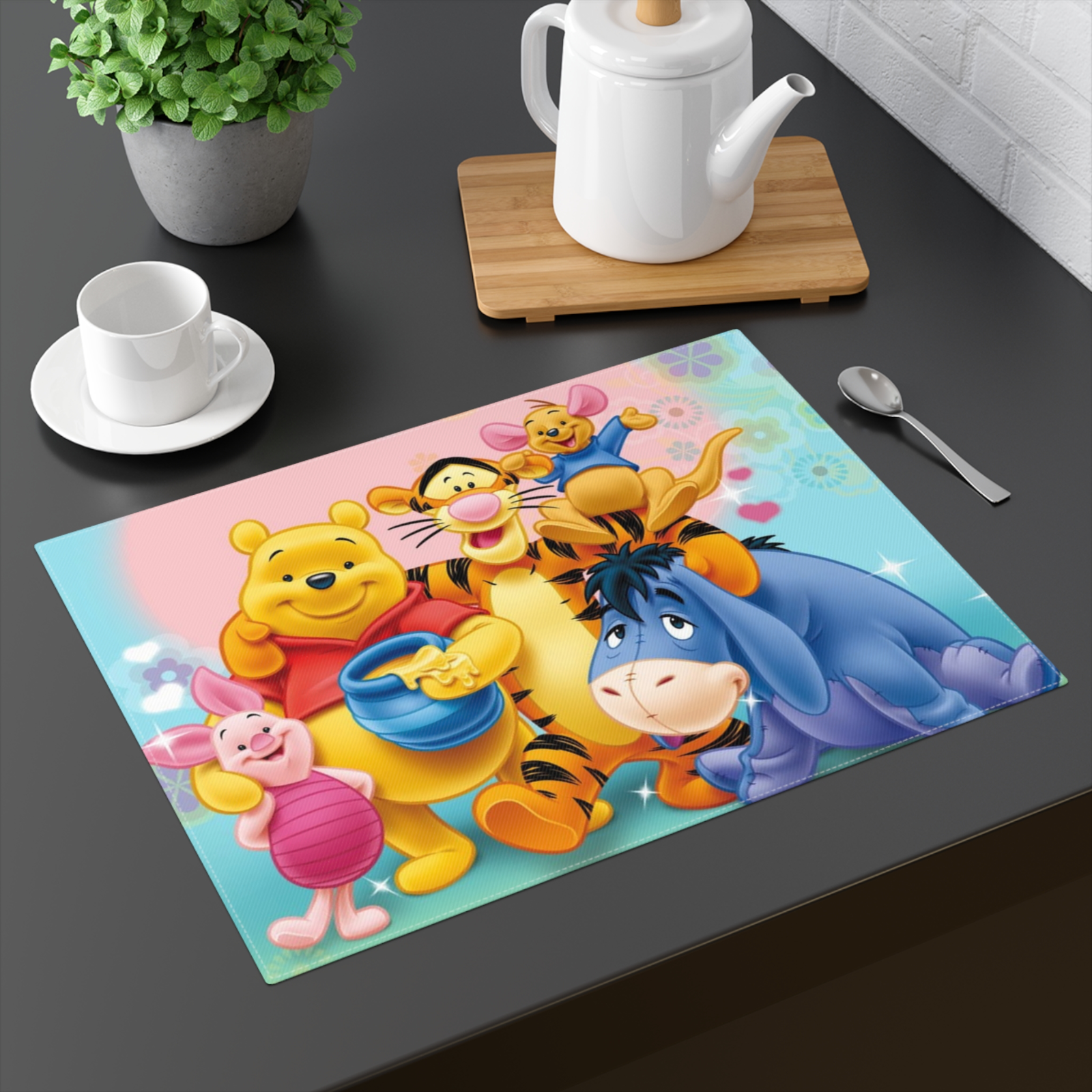 Placemat Easy Wipe Clean MDF Table Place Mat For Kids Children Boys and Girls