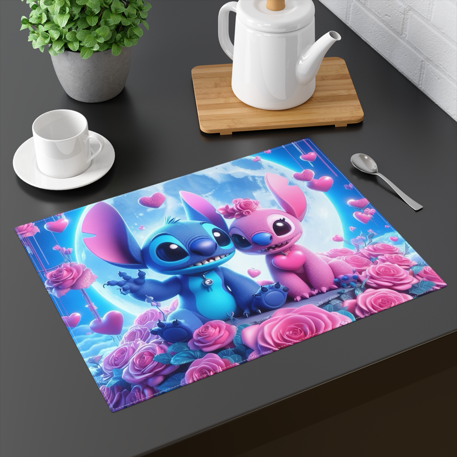 Placemat Easy Wipe Clean MDF Table Place Mat For Kids Children Boys and Girls