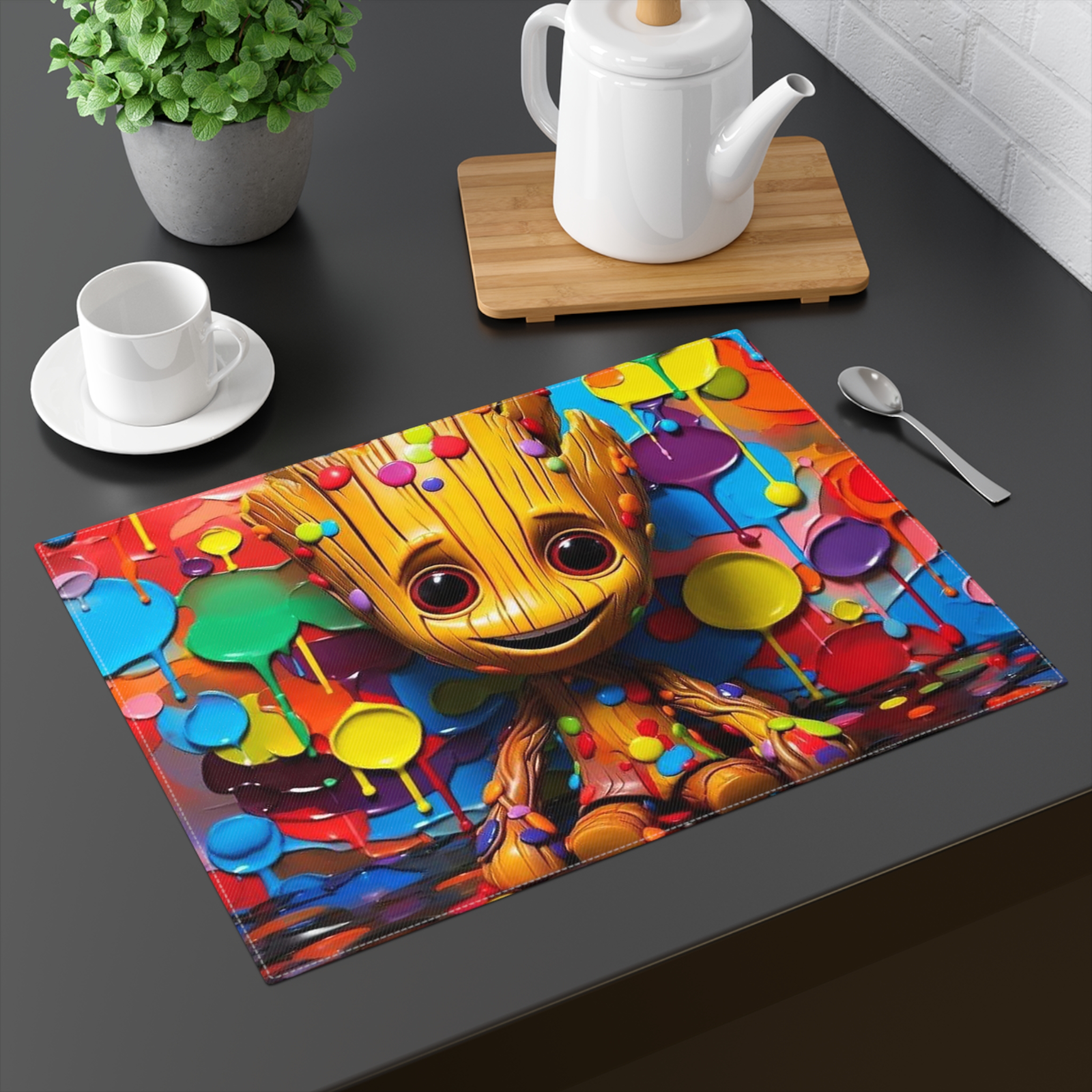 Placemat Easy Wipe Clean MDF Table Place Mat For Kids Children Boys and Girls