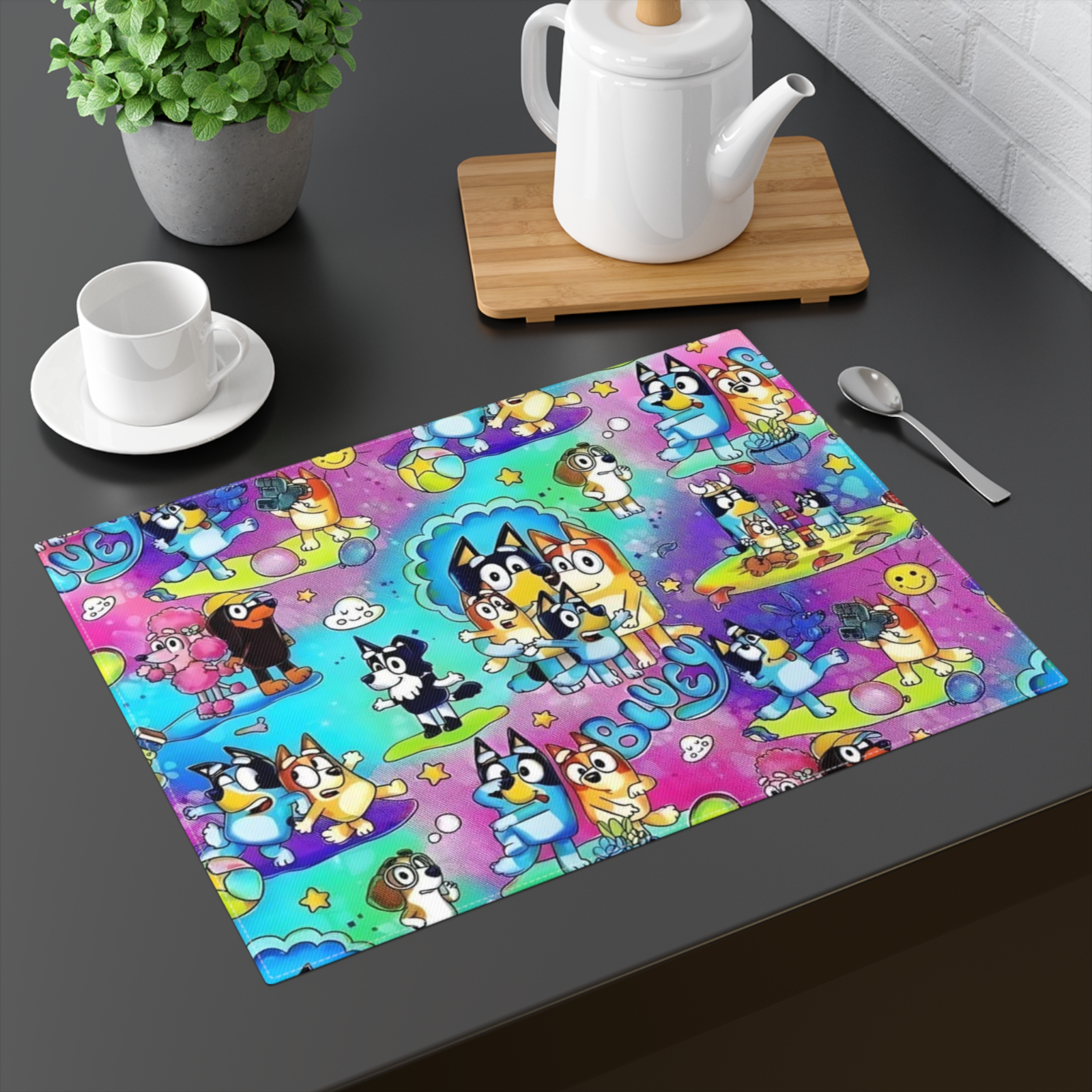 Placemat Easy Wipe Clean MDF Table Place Mat For Kids Children Boys and Girls