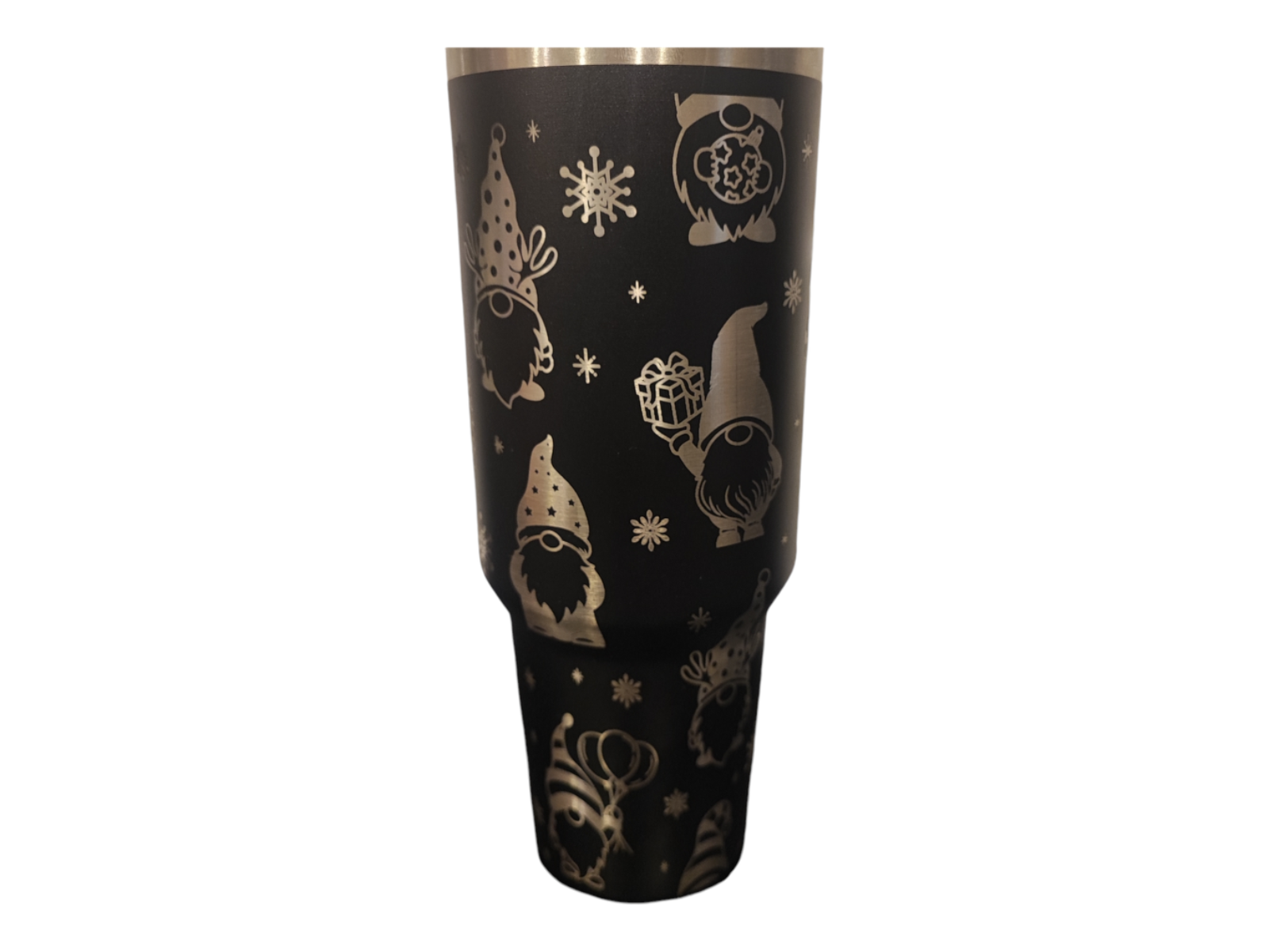 Personalised 40oz Christmas Gonk Tumbler – Stanley-Style Engraved Reusable Mug
