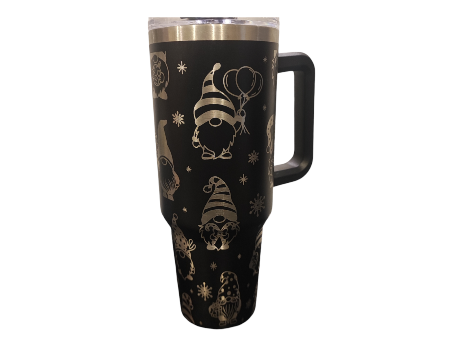 Personalised 40oz Christmas Gonk Tumbler – Stanley-Style Engraved Reusable Mug