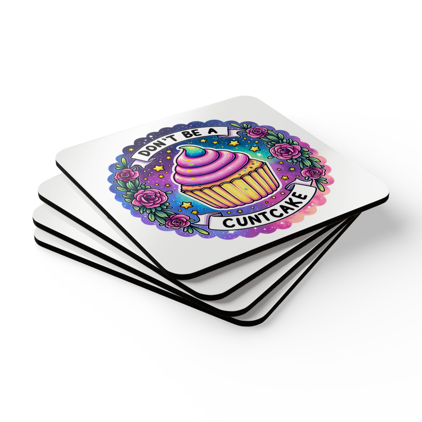 Funny Offensive Novelty Drink Coaster – Humorous Rude Comedy Gift Idea