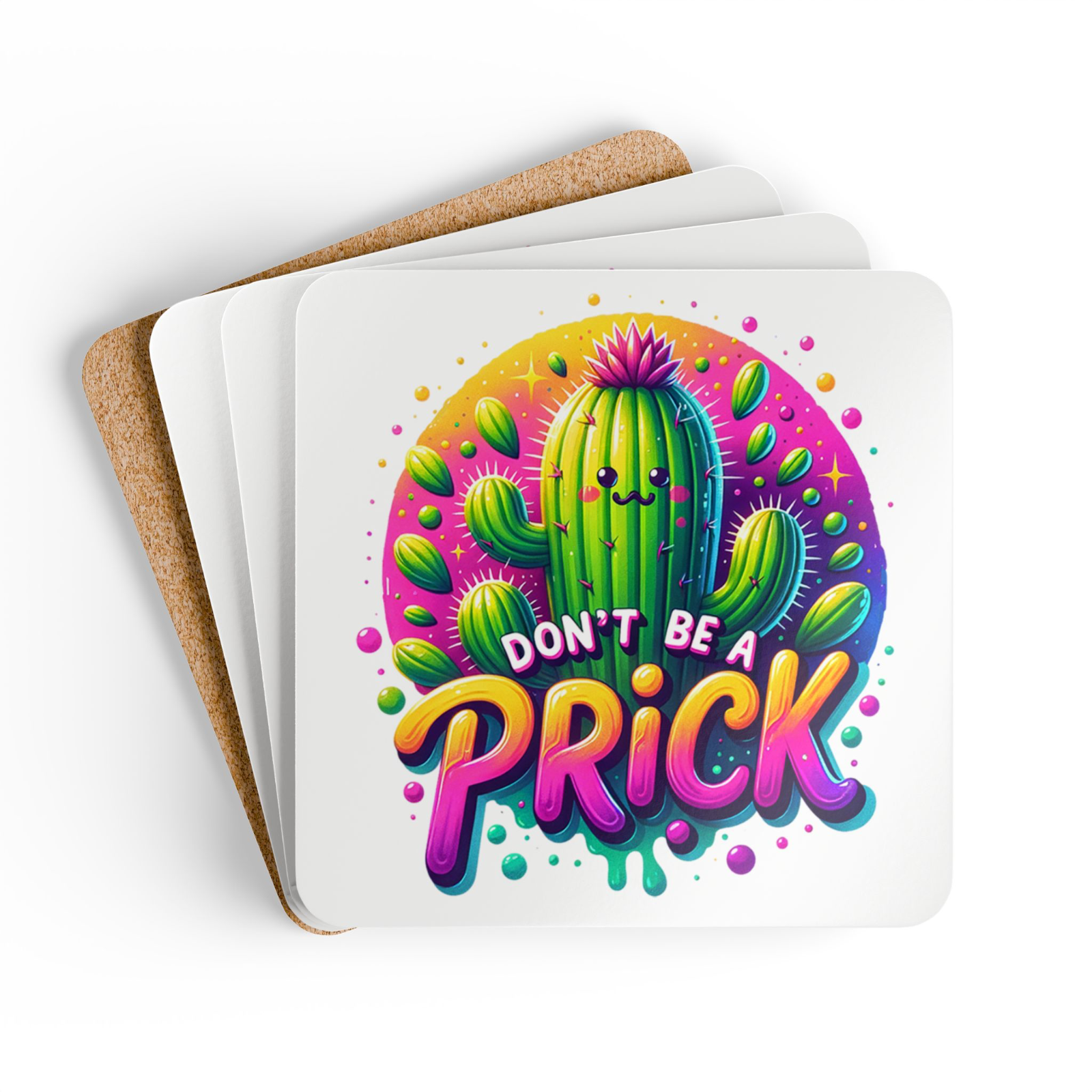 Funny Offensive Novelty Drink Coaster – Humorous Rude Comedy Gift Idea