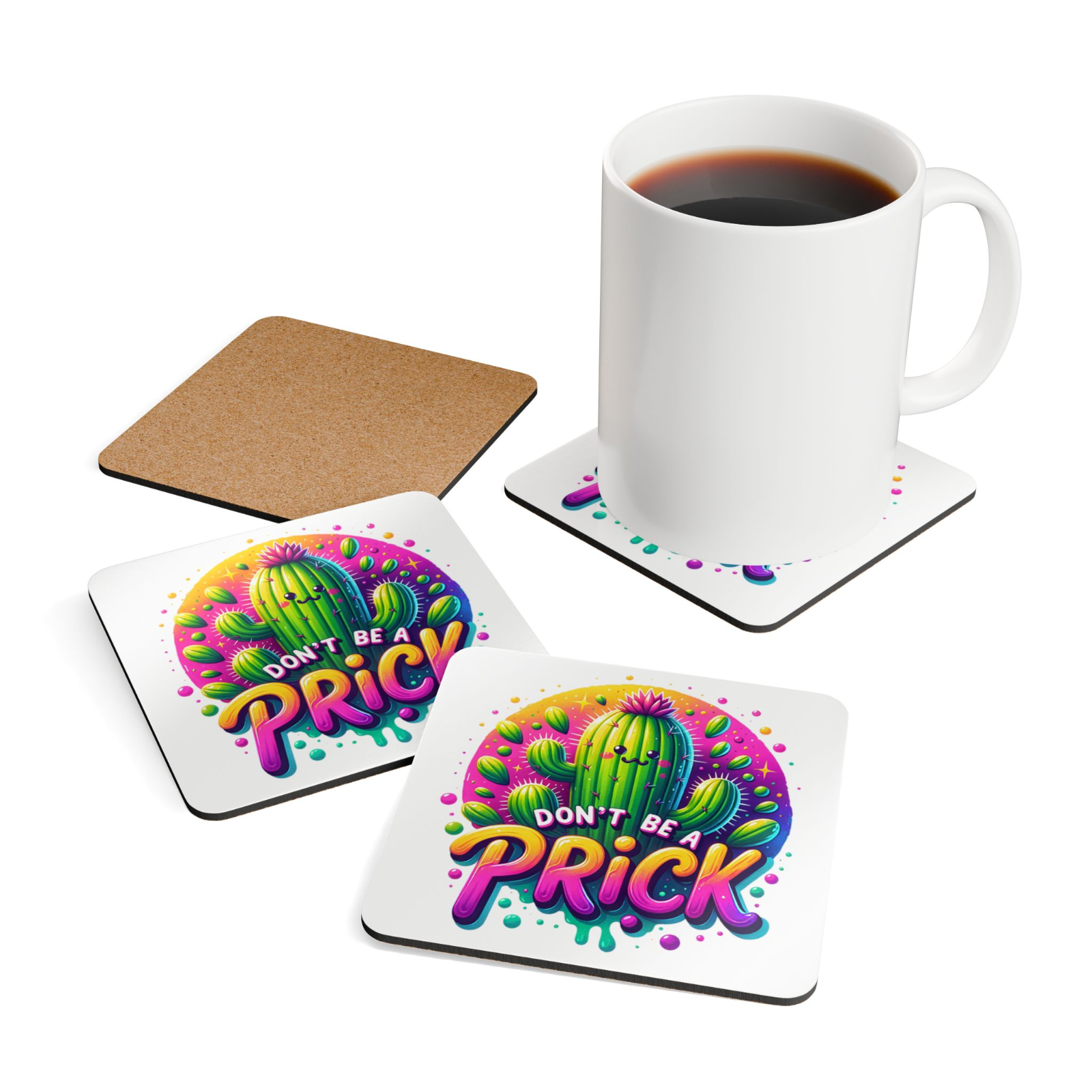 Funny Offensive Novelty Drink Coaster – Humorous Rude Comedy Gift Idea