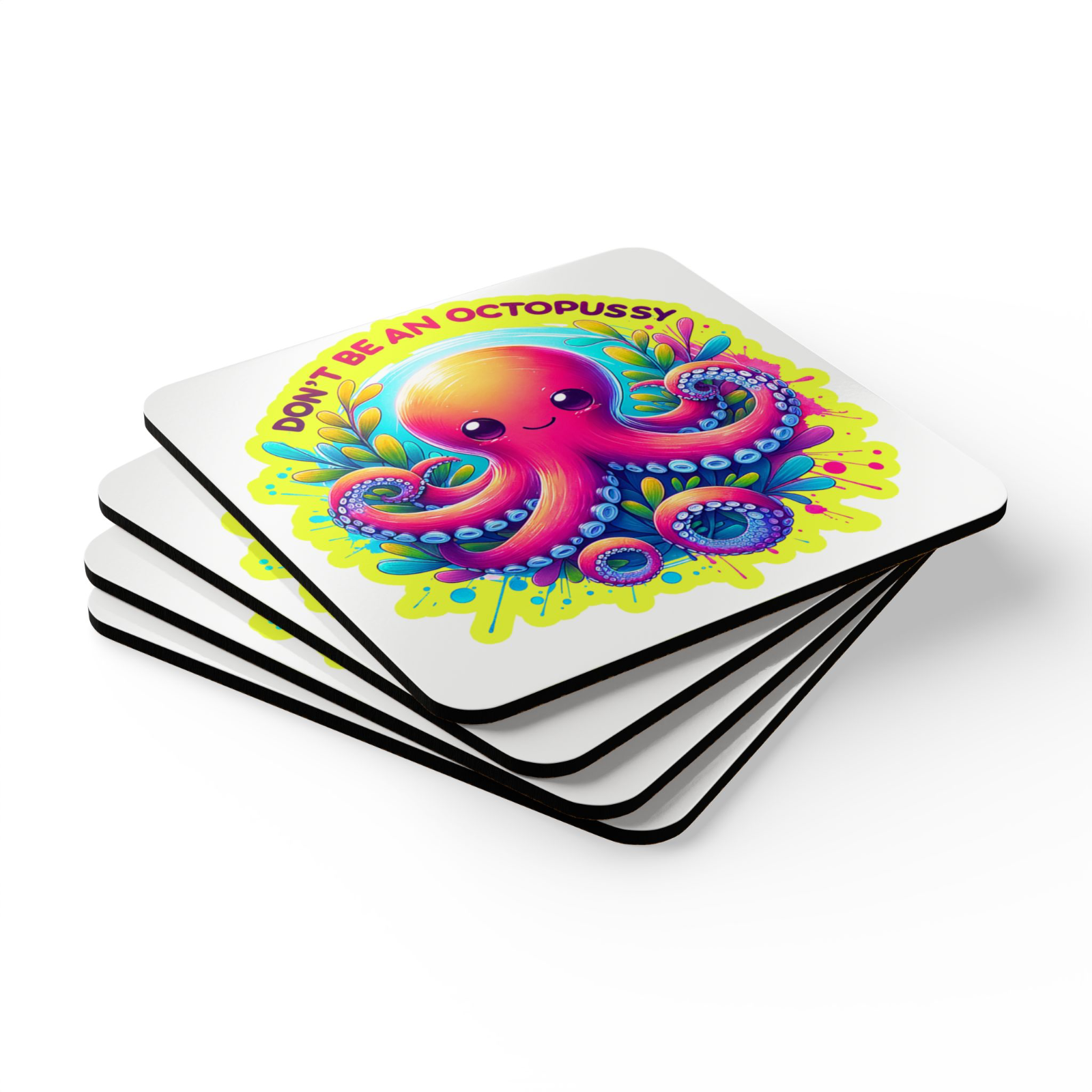 Funny Offensive Novelty Drink Coaster – Humorous Rude Comedy Gift Idea