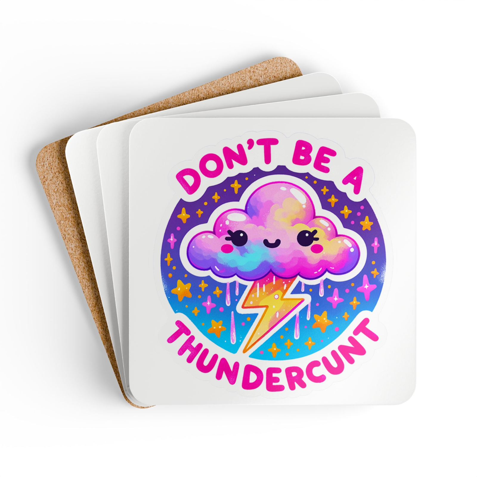 Funny Offensive Novelty Drink Coaster – Humorous Rude Comedy Gift Idea