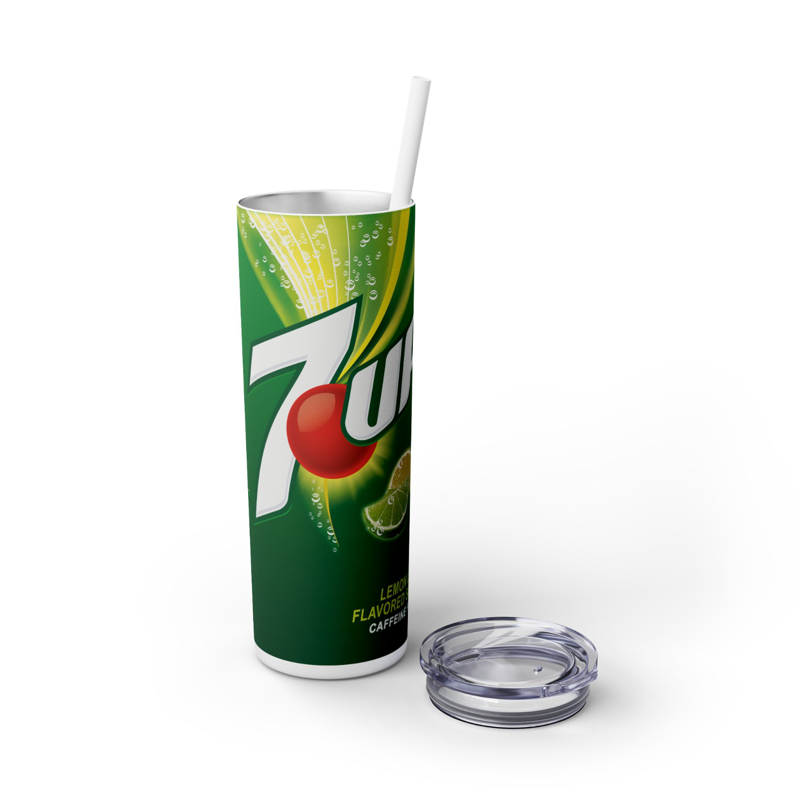 Cola Dr Pepper Fanta Sprite Fizzy Drinks 20oz Skinny Travel Tumbler With Lid