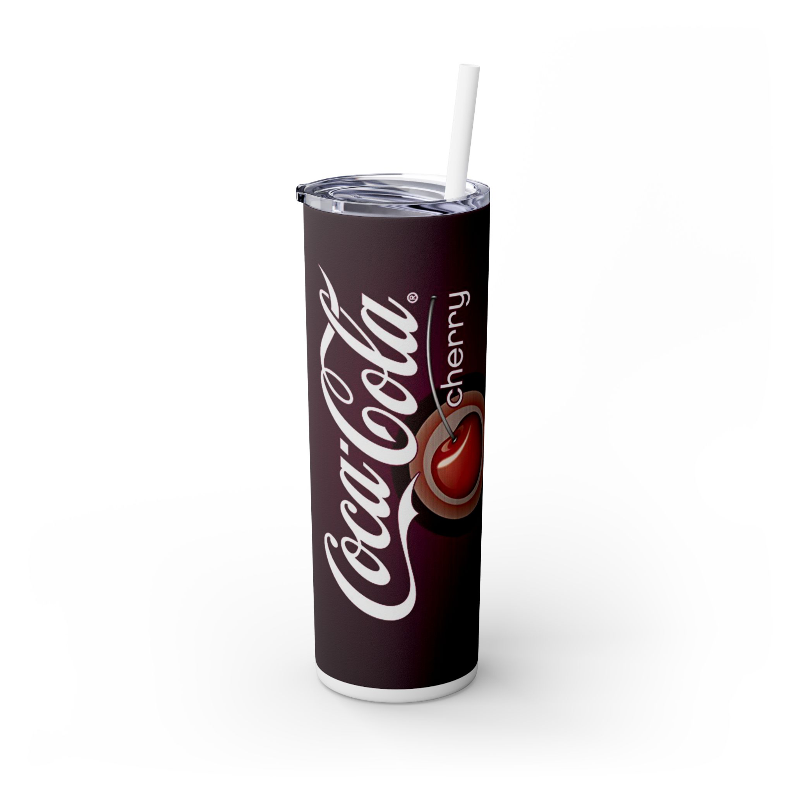 Cola Dr Pepper Fanta Sprite Fizzy Drinks 20oz Skinny Travel Tumbler With Lid